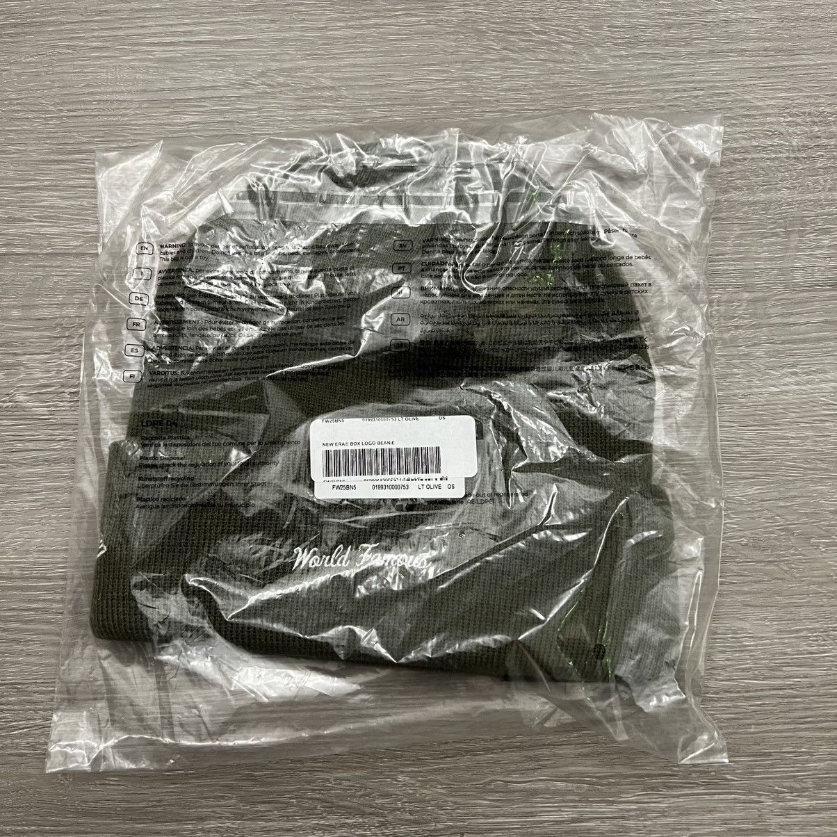 New Era × Supreme Supreme New Era Box Logo Beanie FW25 Olive Size ONE SIZE - 12 Thumbnail