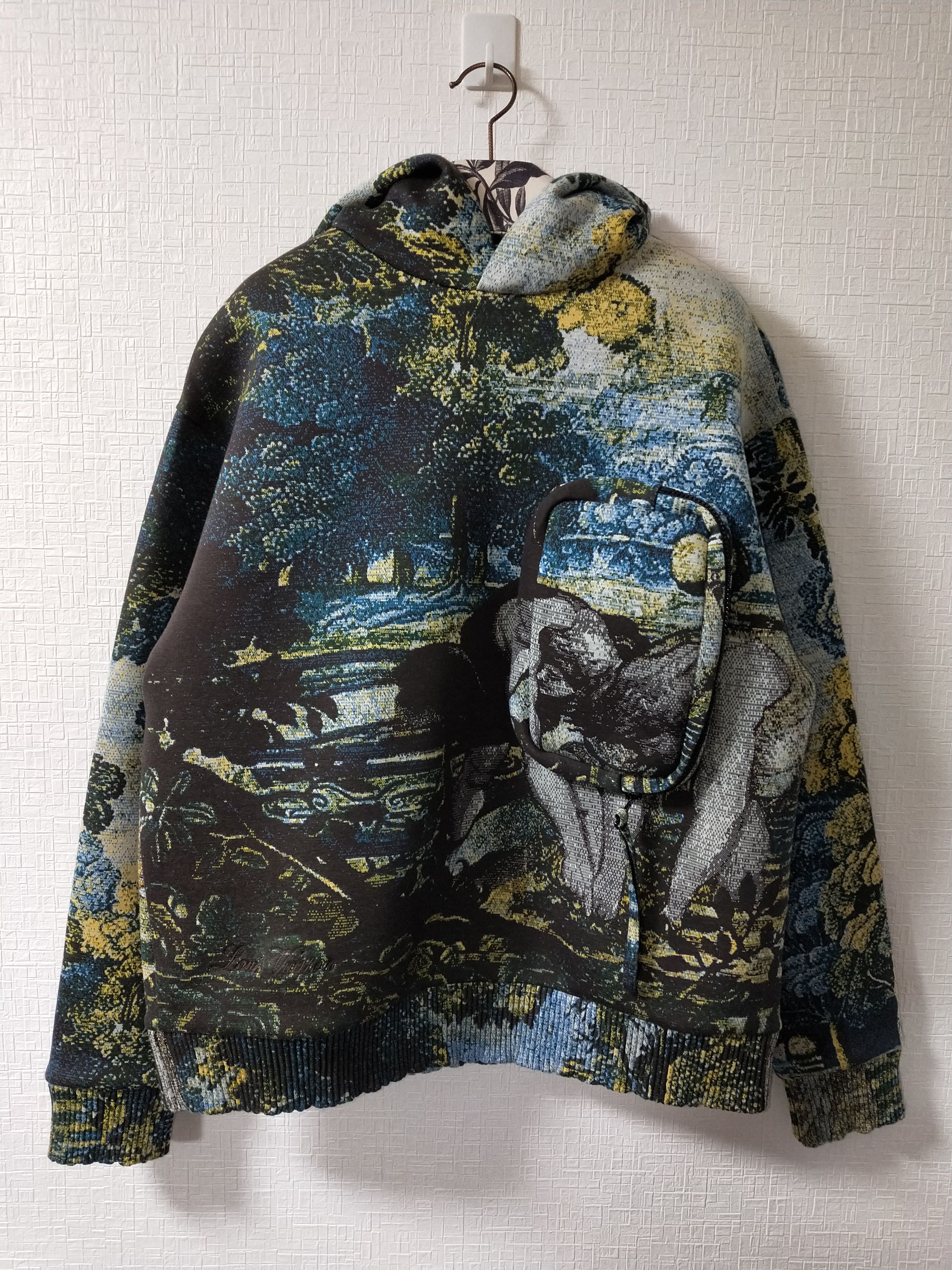 Louis Vuitton Tapestry Jacquard 3D Pocket Hoodie Size US M / EU 48-50 / 2 - 1 Thumbnail