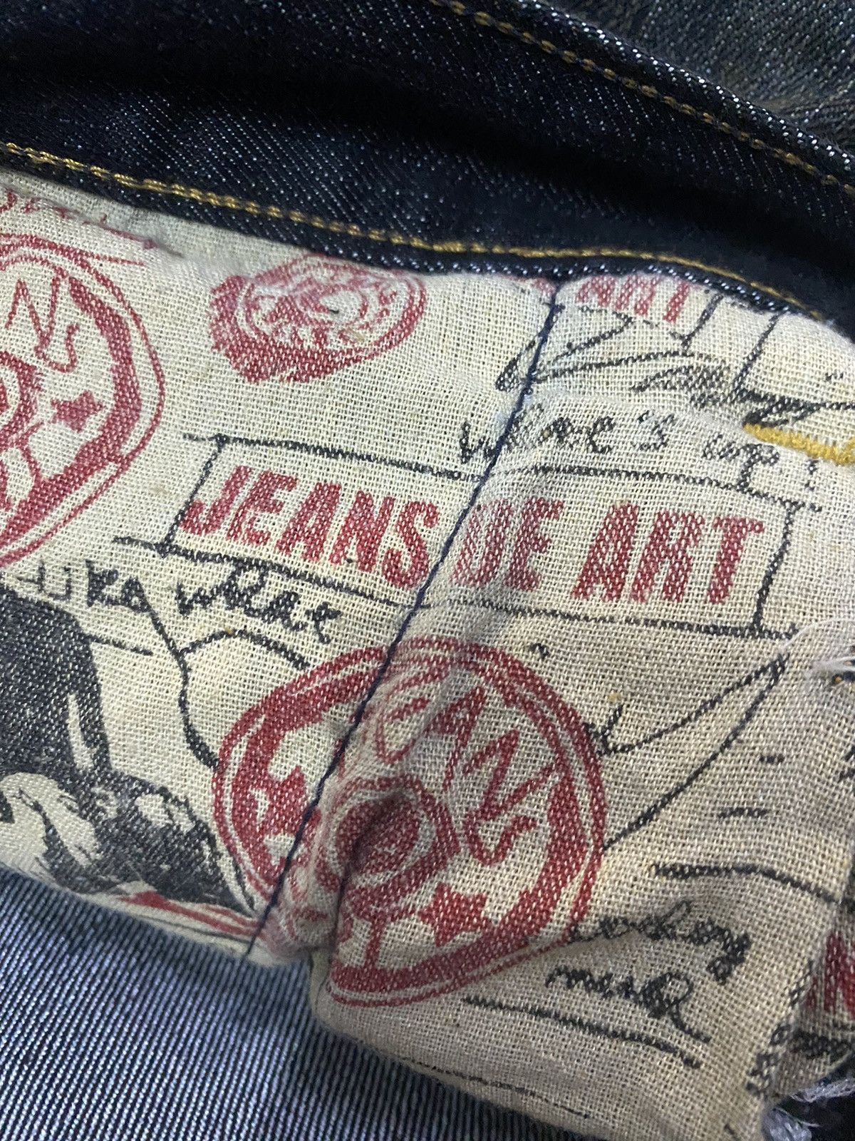 Japanese Brand Jeans De art Multipocket Jeans Size US 35 - 8 Thumbnail
