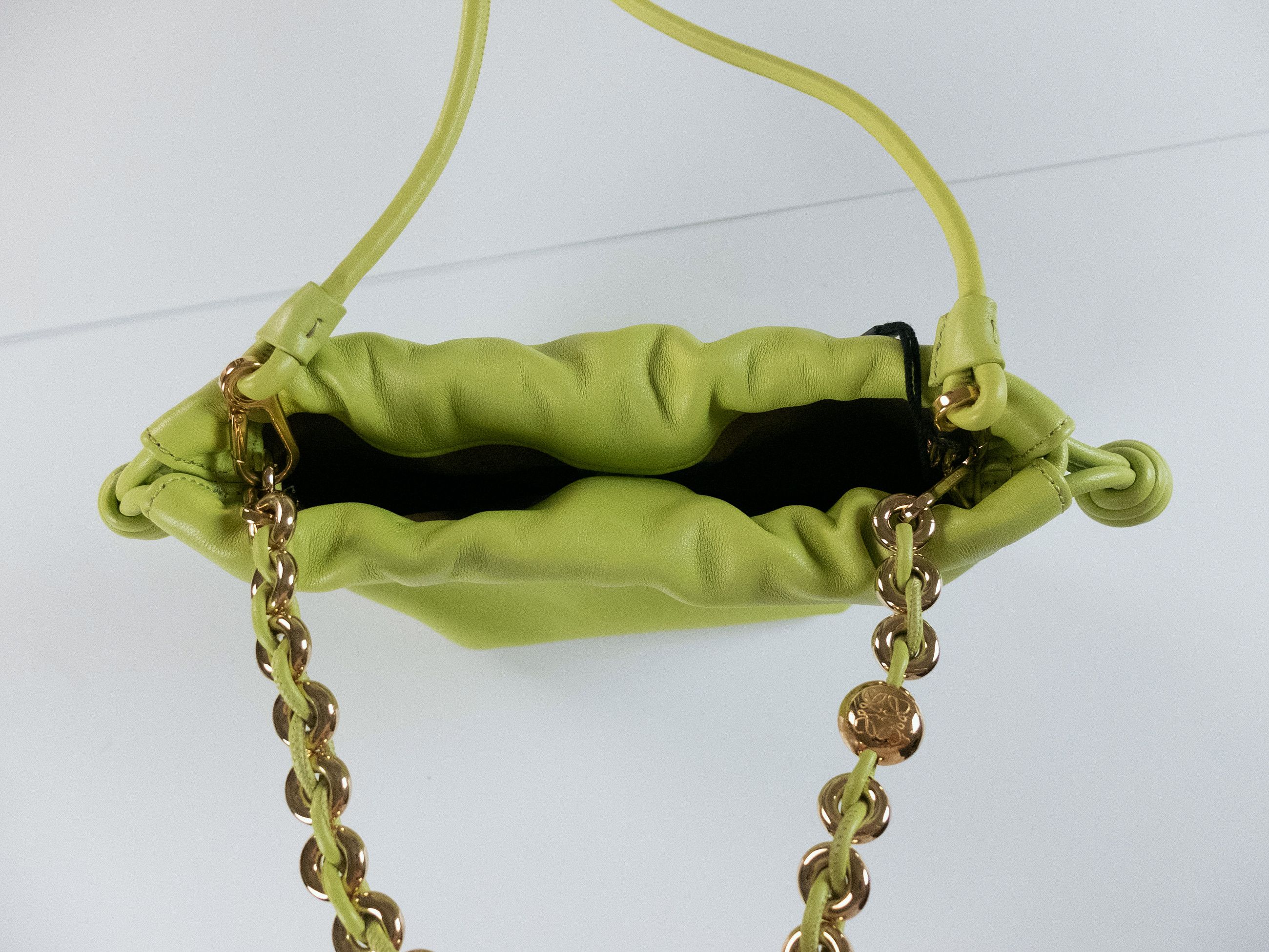 Loewe LOEWE Flamenco anise green mini leather purse bag Size ONE SIZE - 10 Thumbnail