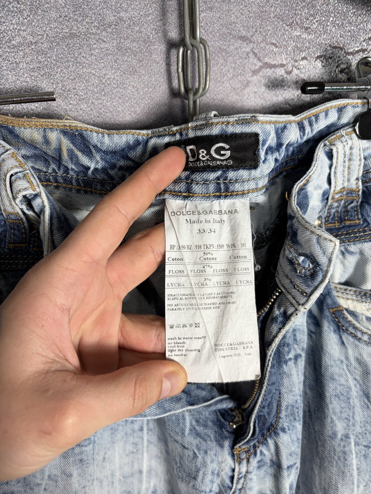 Dolce & Gabbana Vintage Y2K Dolce Gabbana Denim Pants Jeans Size 34 Size US 34 / EU 50 - 12 Thumbnail