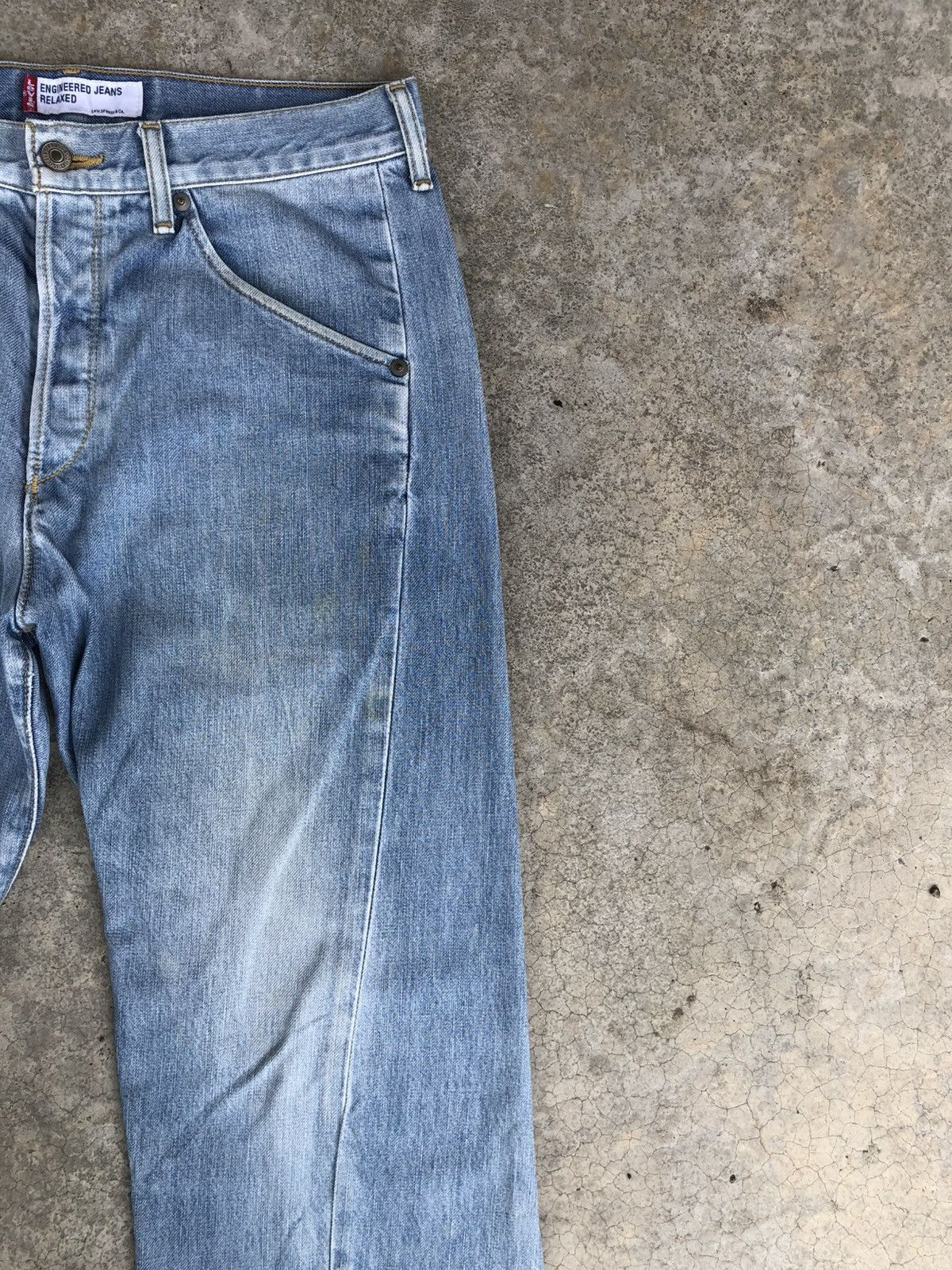 Levi's Levis Engineered Jeans Distressed Denim Size US 32 / EU 48 - 5 Thumbnail