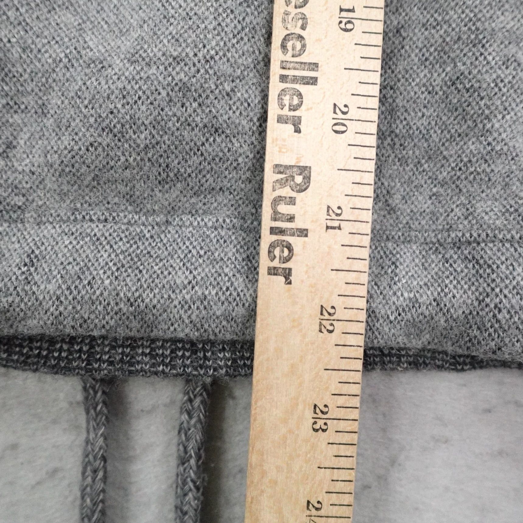 Prana PrAna Hoodie Womens XS Gray Hartlie Pullover 1/4 Zip Wool Blend Sweatshirt Size XS / US 0-2 / IT 36-38 - 7 Thumbnail