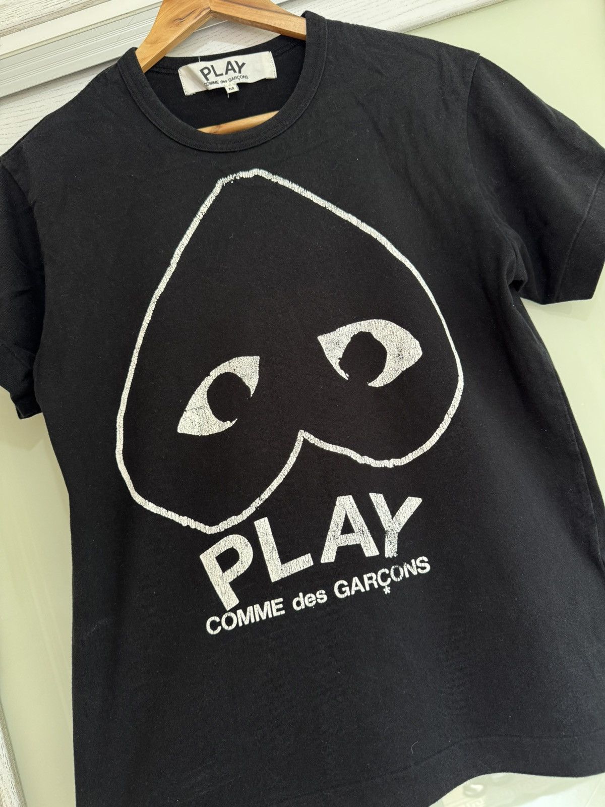 Comme des Garcons Comme des Garcons Big Logo Black T-shirt Size US M / EU 48-50 / 2 - 5 Thumbnail
