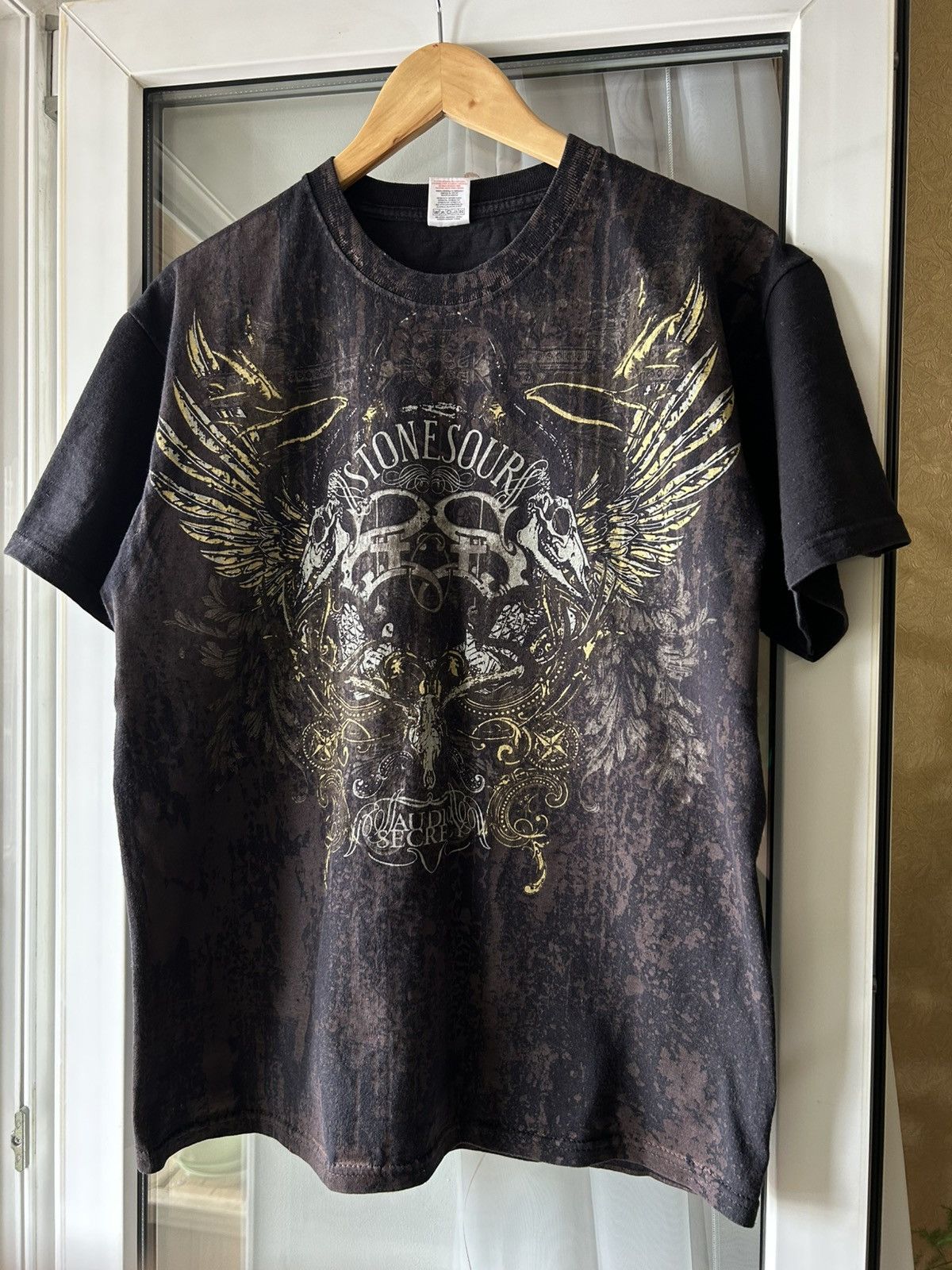 Band Tees × Vintage Vintage Stone Sour AOP Band Tee Rock Affliction style Tee Size US L / EU 52-54 / 3 - 3 Thumbnail