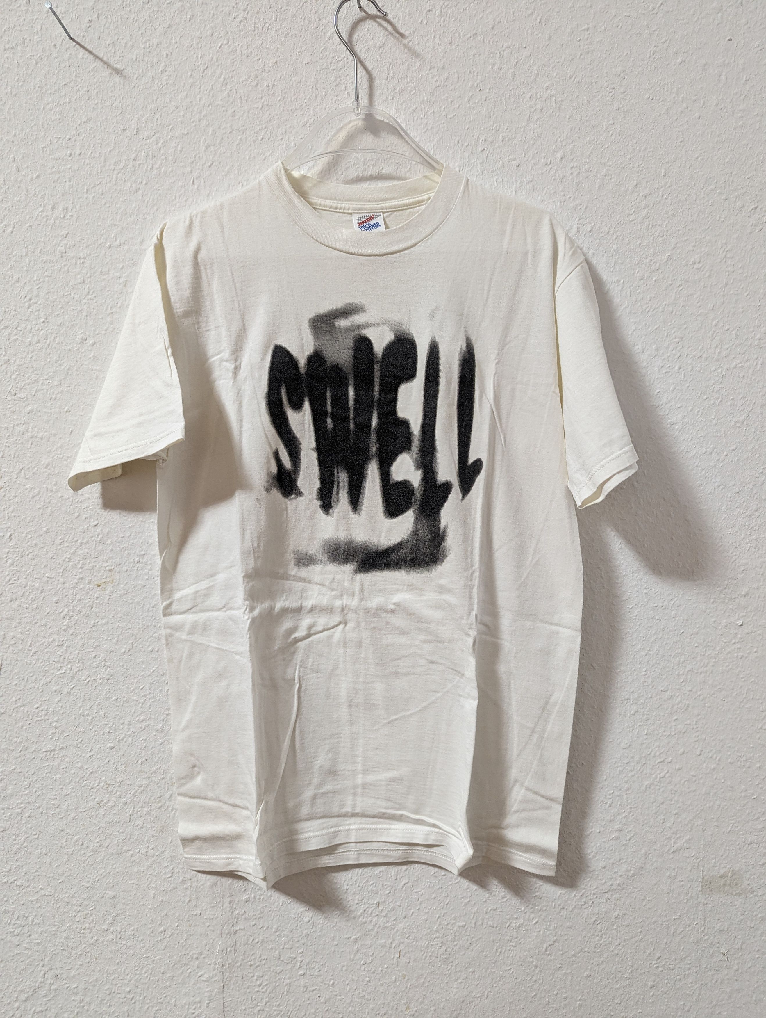 image of Band Tees x Rock Tees Vintage Swell Band Tee in White, Men's (Size Large)