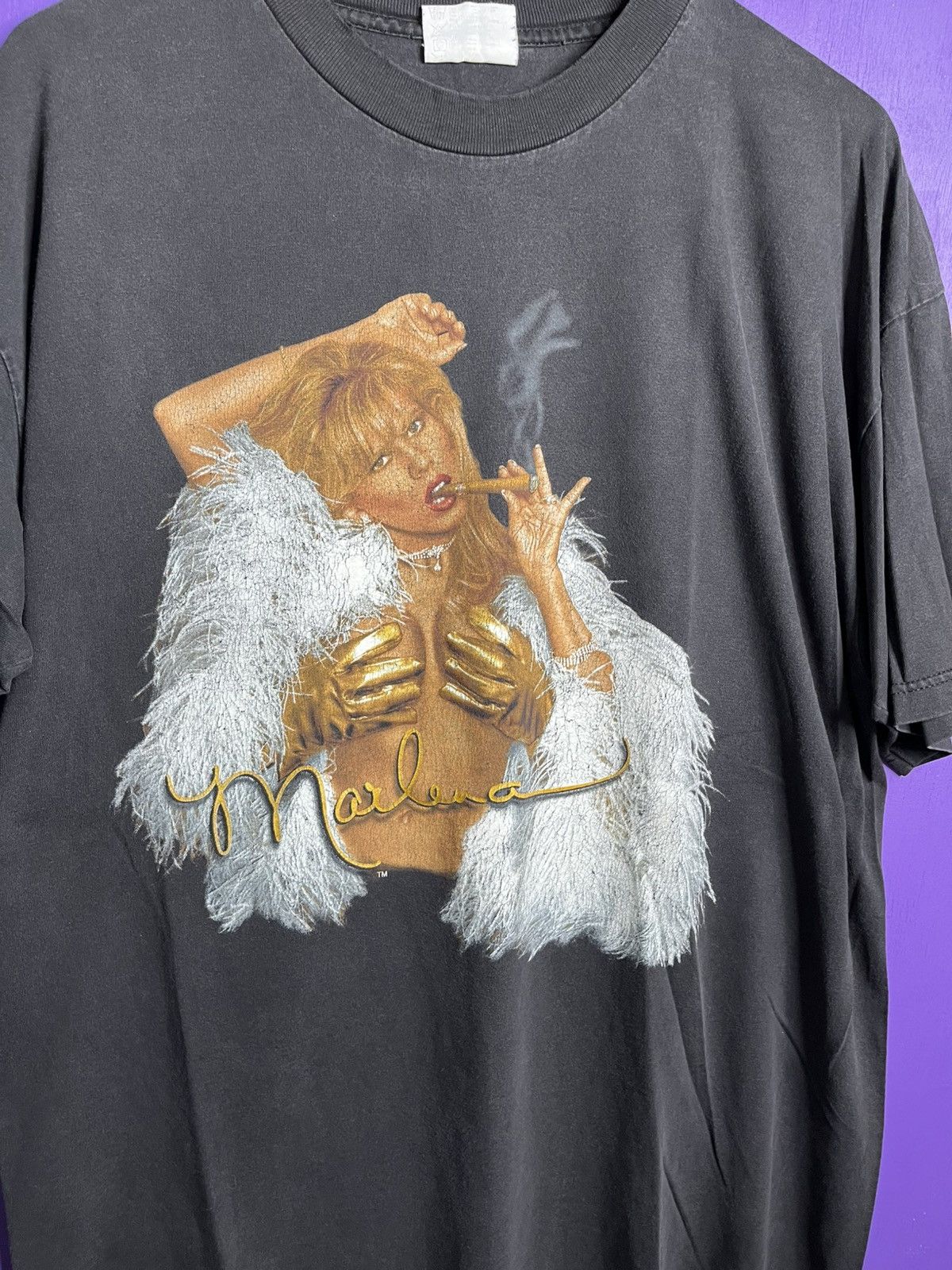 Vintage × WWF Vintage 1996 WWF Marlena directors cut t-shirt Size US XL / EU 56 / 4 - 3 Thumbnail