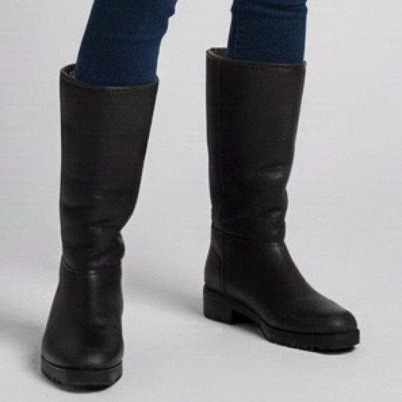 Vintage Vintage Black Sheepskin Boots - 6.5, made in Canada 🇨🇦 Size US 6.5 / IT 36.5 - 1 Thumbnail