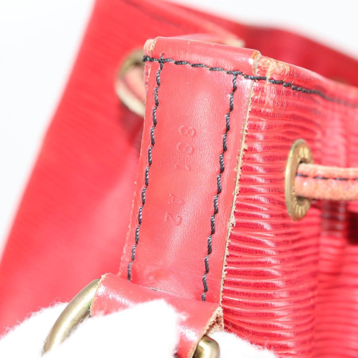 Louis Vuitton LOUIS VUITTON Epi Petit Noe Shoulder Bag Red M44107 Size ONE SIZE - 12 Thumbnail