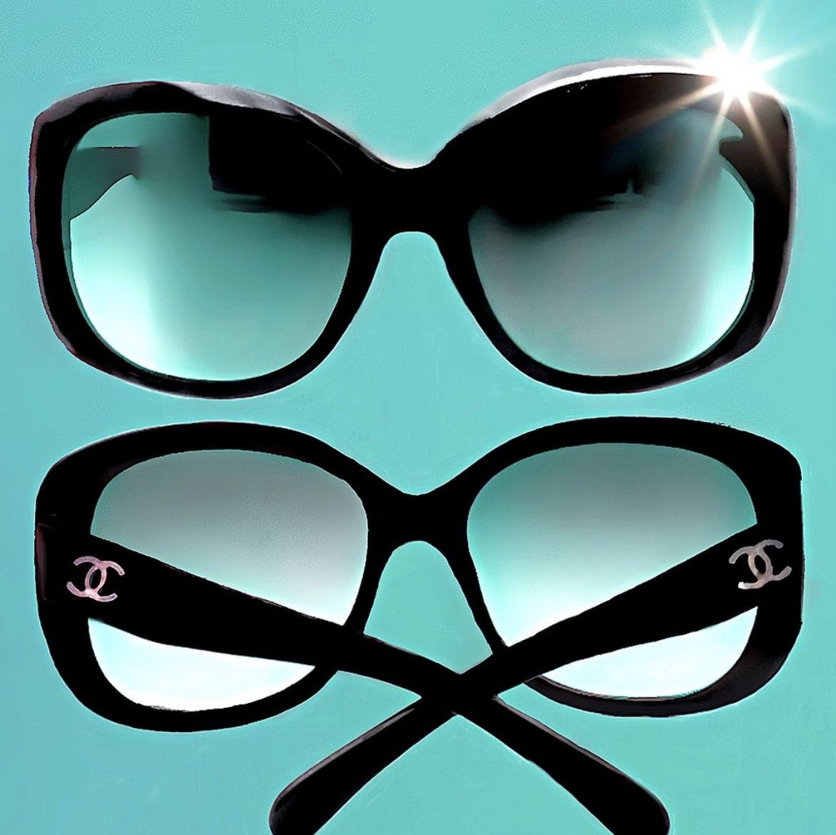 Chanel Authentic CHANEL 5183 501/3C Sunglasses Black/PearlCC Size ONE SIZE - 4 Thumbnail