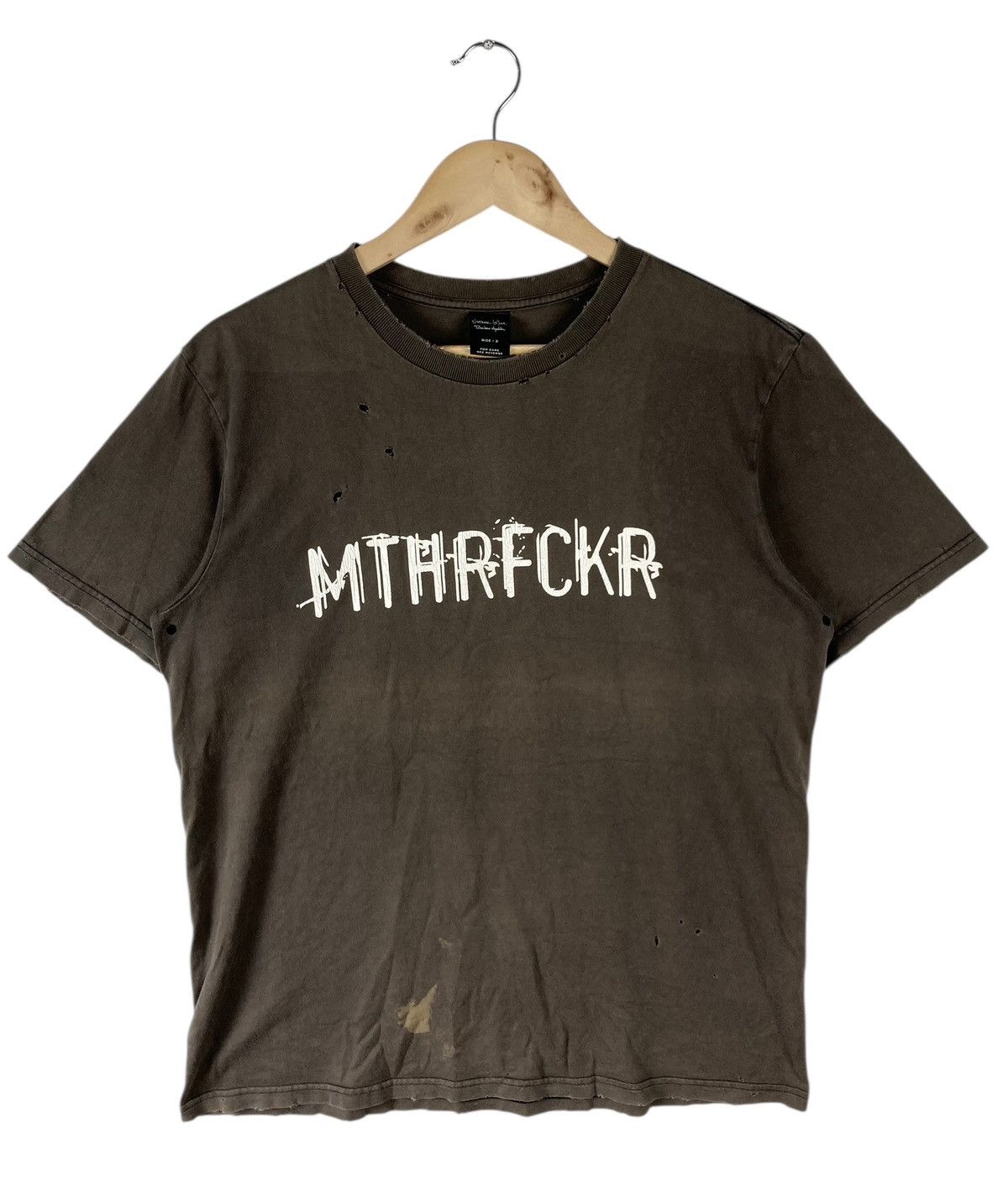 Number (N)ine Archived Number Nine SS06 Mthrfckr Fuck You Distressed Faded Size US M / EU 48-50 / 2 - 2 Thumbnail