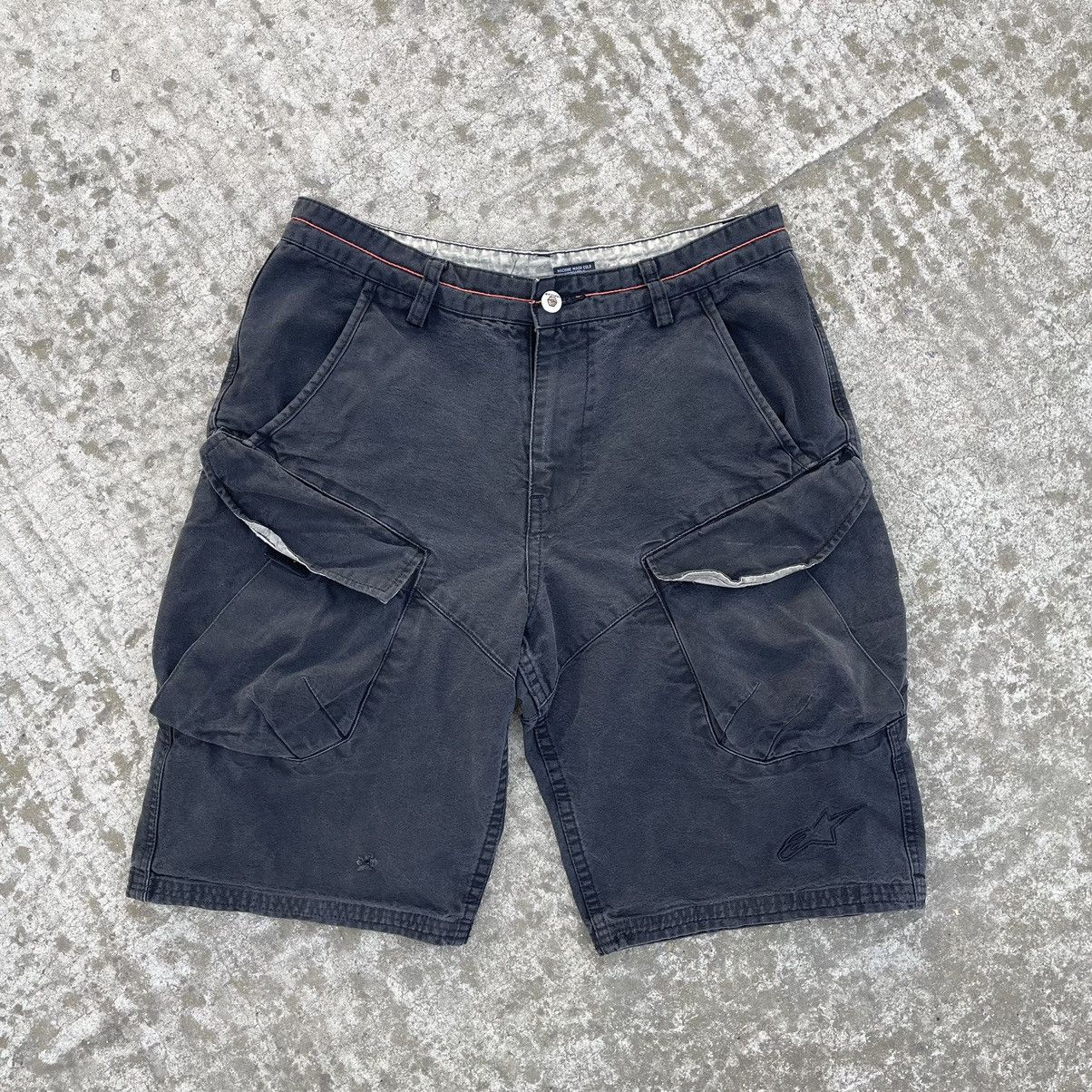 Alpinestars × Vintage Vintage Alpine Star Shorts Multi-picket Y2K Fitt Moto Skate Size US 30 / EU 46 - 1 Thumbnail