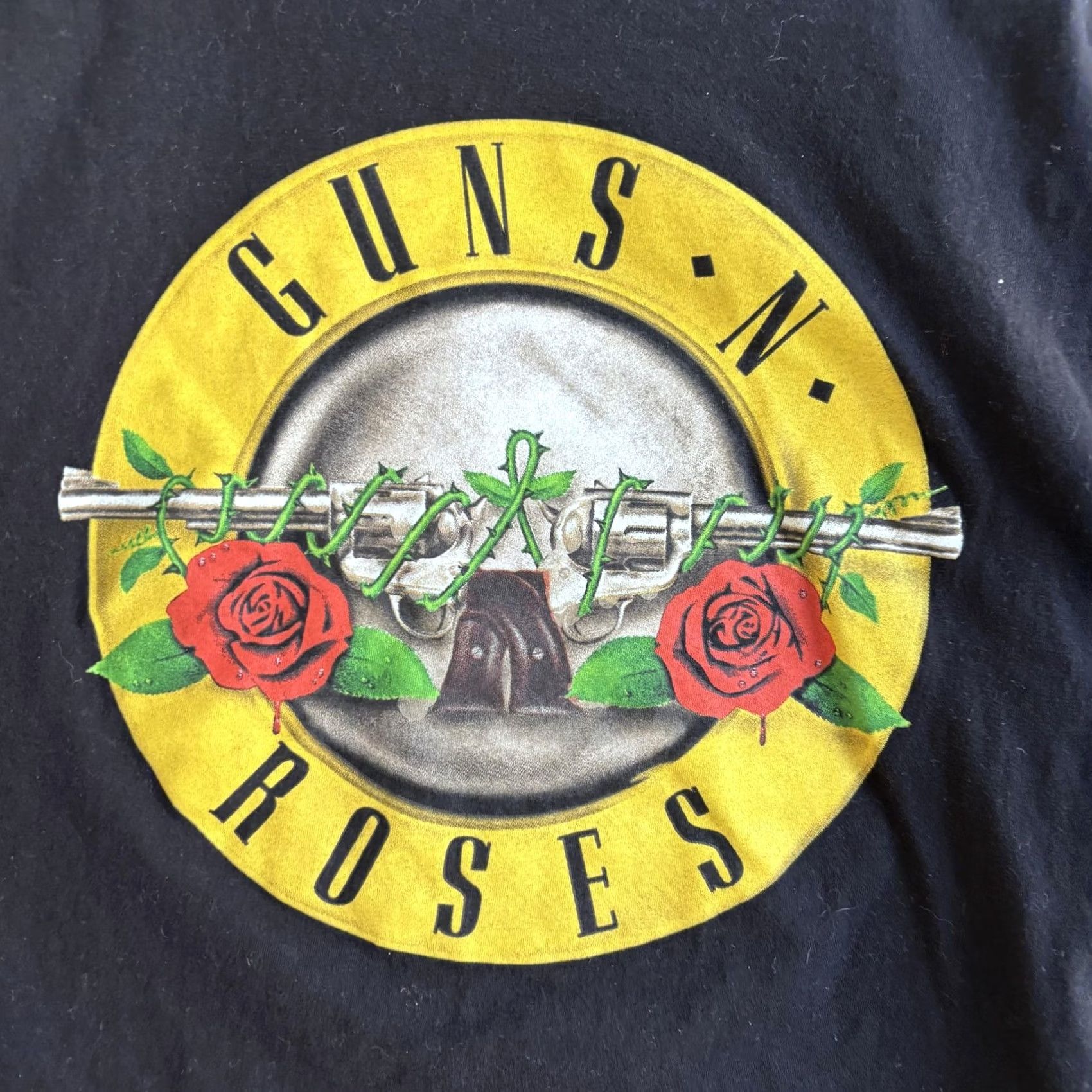 Vintage Guns N' Roses Shirt Mens Large Black Logo Graphic Rock Band Music Tee T-Shirt Size US L / EU 52-54 / 3 - 2 Thumbnail