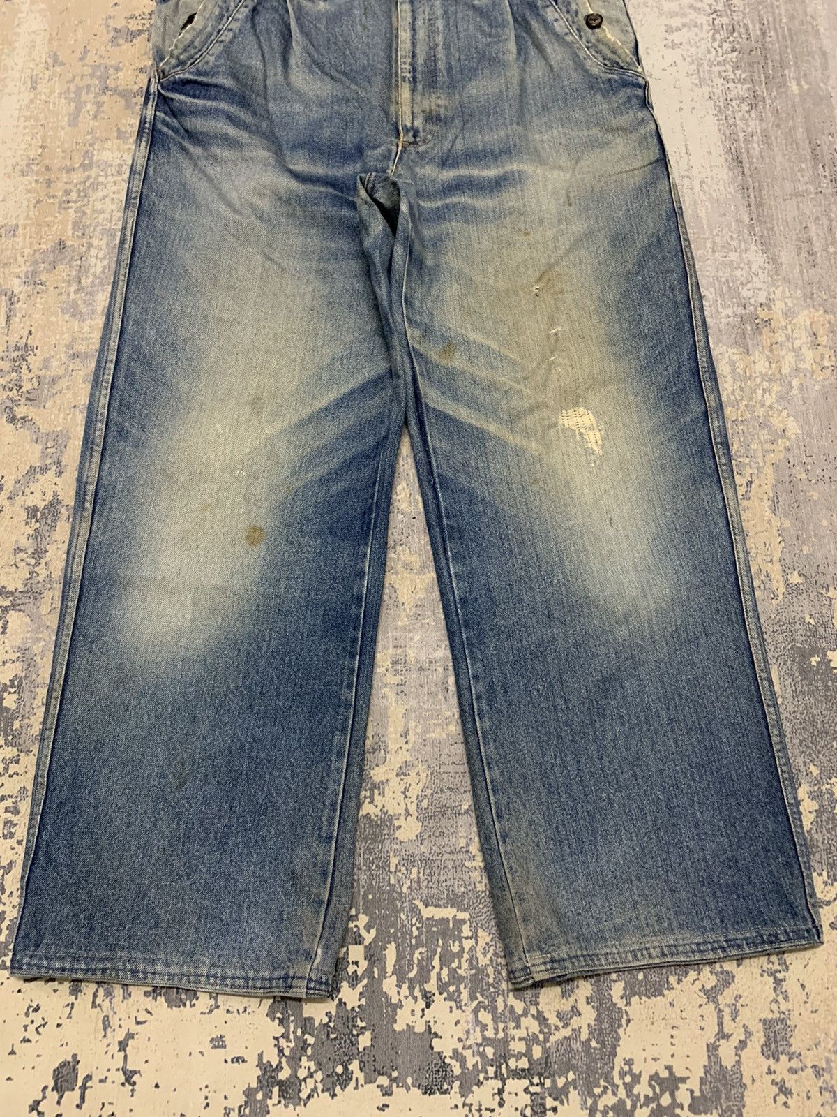Hysteric Glamour Vintage Japanese Brand Distressed Baggy Style Jeans 36x28 Size US 36 / EU 52 - 4 Thumbnail