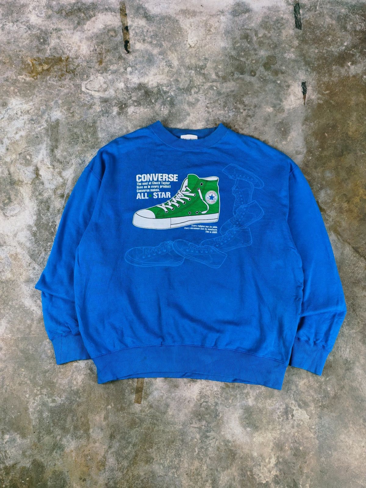 Converse × Vintage Converse Sweatshirt Size US XL / EU 56 / 4 - 1 Thumbnail