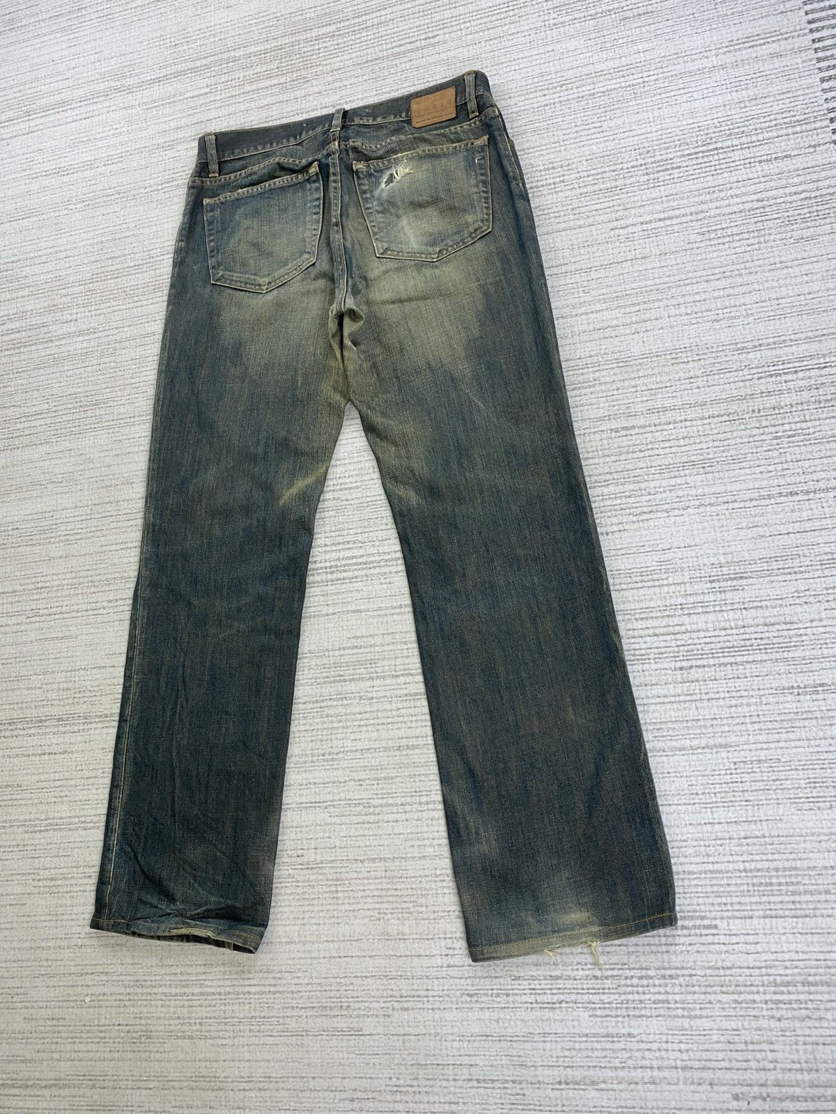 Gap × Le Grande Bleu (L.G.B.) × Vintage Vintage 90s Gap USA Straight Fit Distressed Pants Size US 34 / EU 50 - 8 Thumbnail