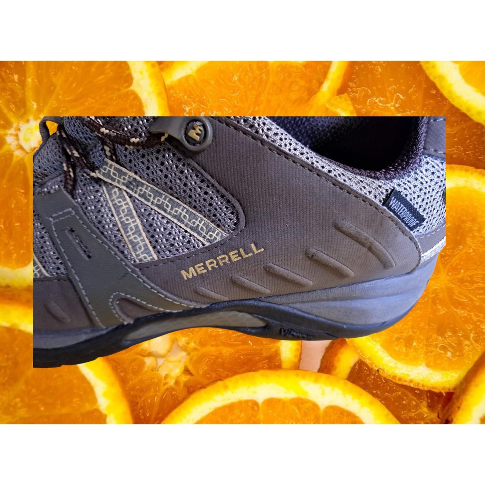 Merrell Merrell Brindle Gray and Brown Performance Hiking Shoe Size Size ONE SIZE - 6 Thumbnail