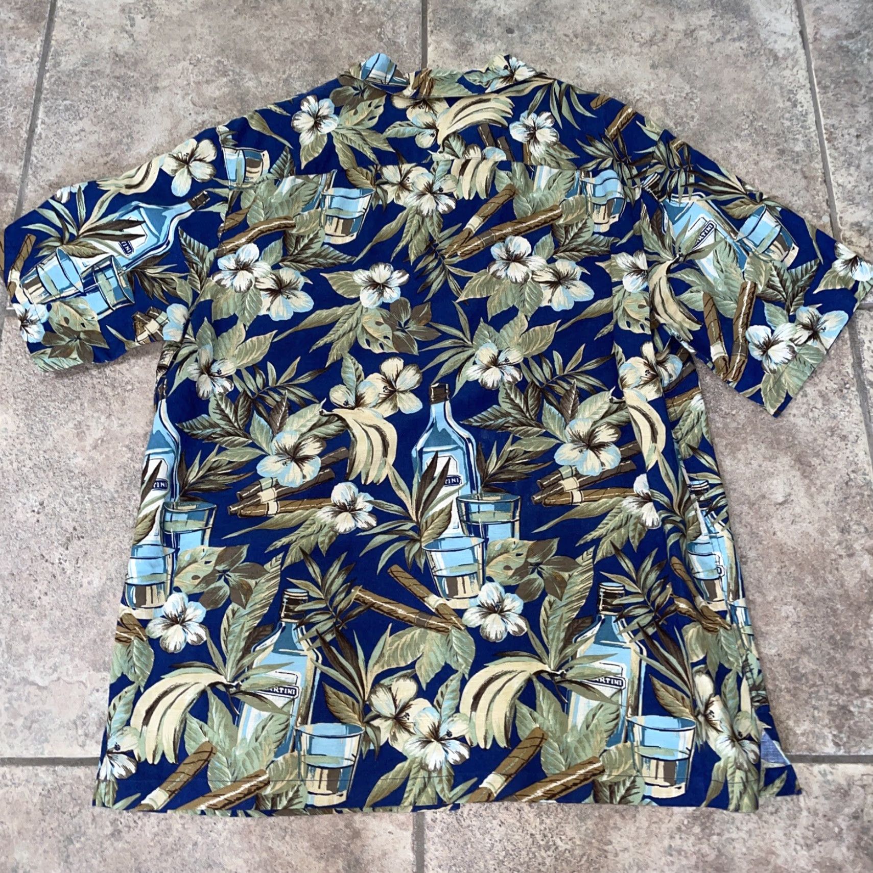 Vintage Caribean Linen Blend Cigar/Rum Hawaiian Style Shirt Mens Size L Size US L / EU 52-54 / 3 - 5 Thumbnail
