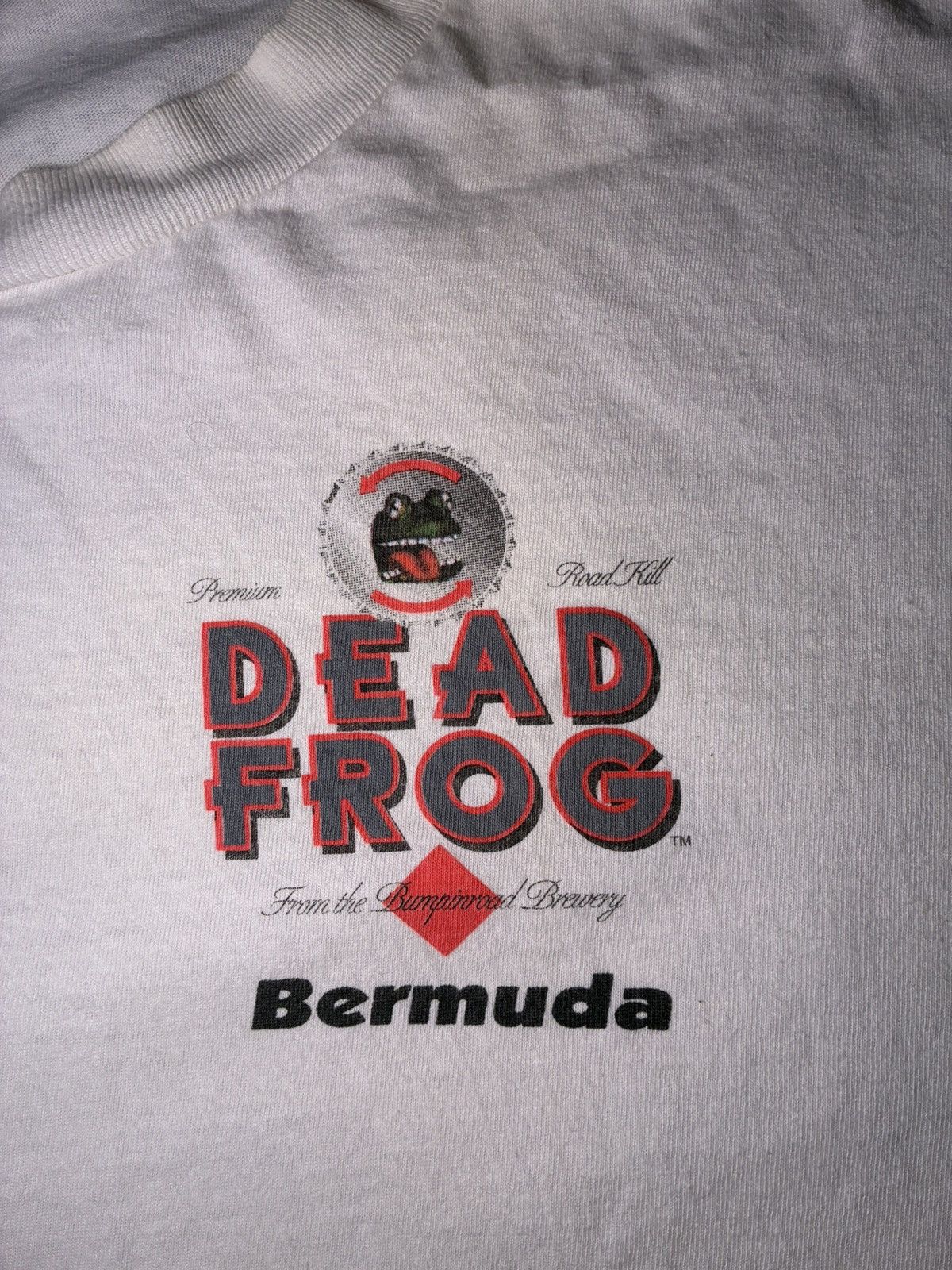 Other Vintage Dead Frog Bermuda T-Shirt Size US XL / EU 56 / 4 - 3 Thumbnail