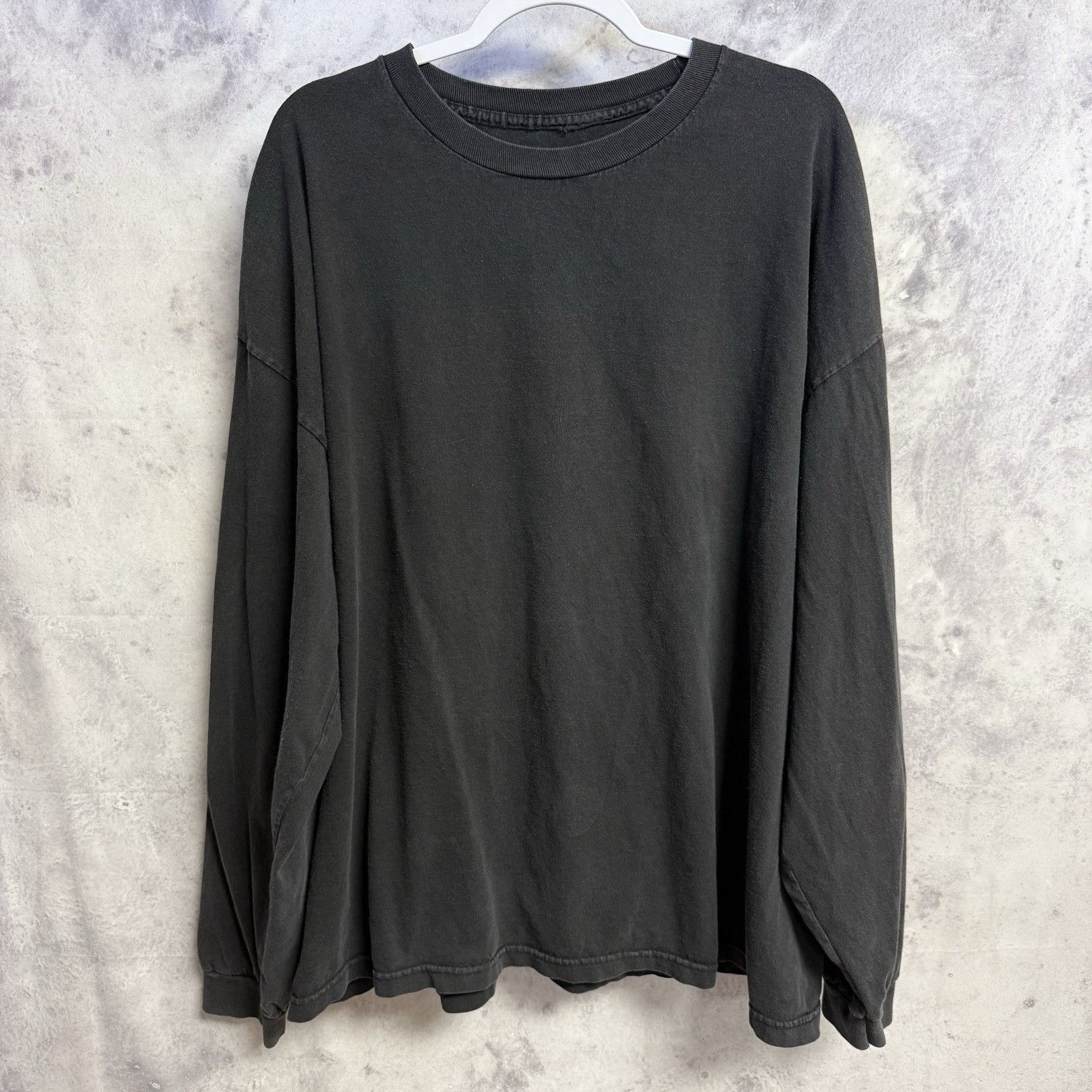 Vintage Vintage Black Grunge Skate Long Sleeve T Shirt Men’s 2XL Ba Size US XXL / EU 58 / 5 - 1 Thumbnail