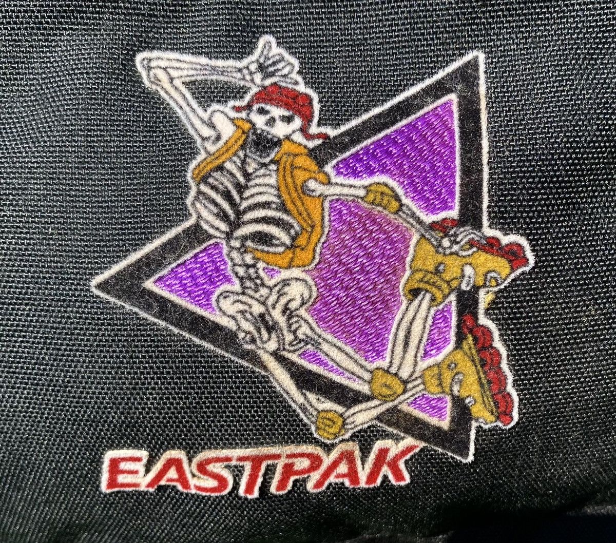 Eastpak Rare Vintage 90’s Eastpak Skeleton Skater Leather Backpack Size ONE SIZE - 2 Thumbnail