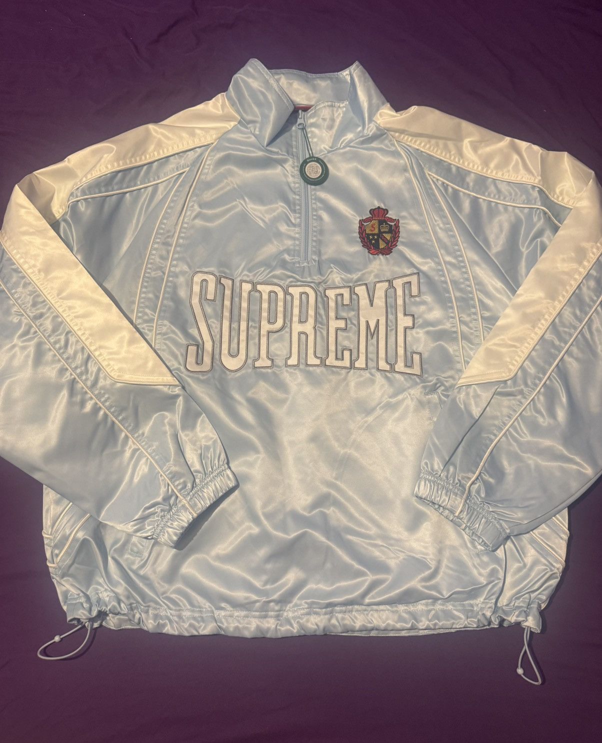 Supreme Supreme “Satin Piping Pullover” Size US L / EU 52-54 / 3 - 1 Thumbnail