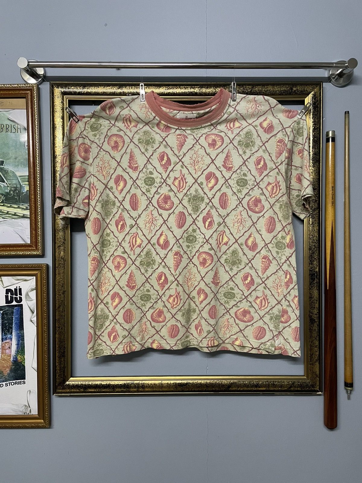 Laura Biagiotti Vintage 1990s Designer Laura Biagiotti Fullprint Nature Tee Size US M / EU 48-50 / 2 - 1 Thumbnail
