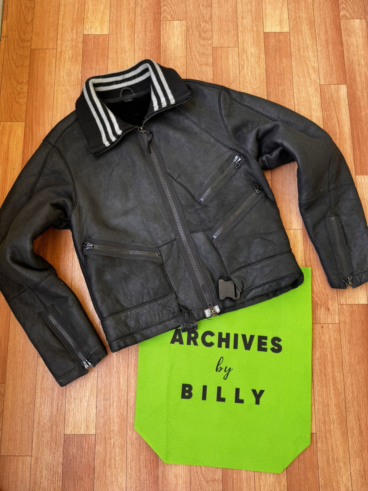 Adidas × Y-3 🕷️💥Yohji yamamoto x adidas shearling blouson lambskin jacket Size US M / EU 48-50 / 2 - 7 Thumbnail
