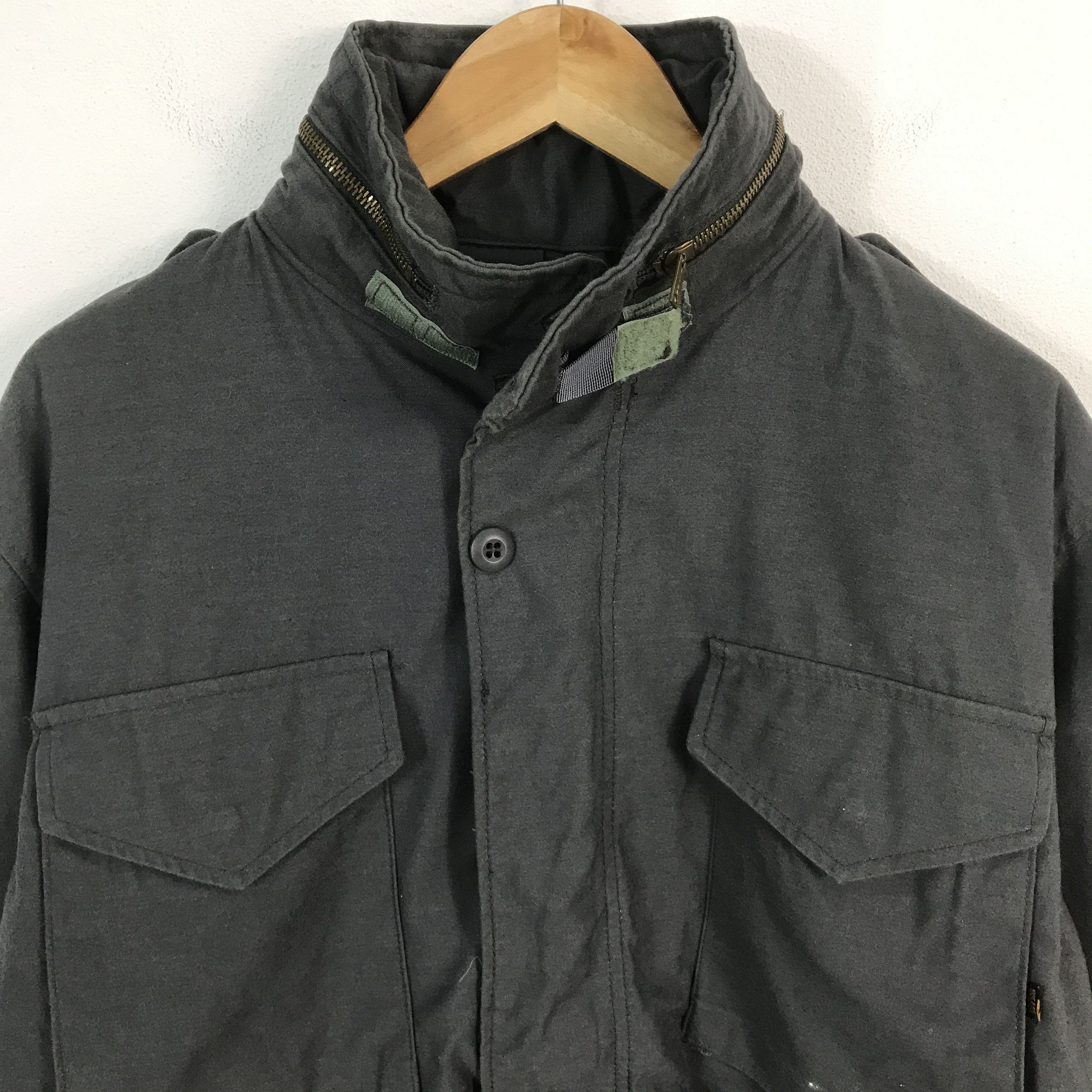 Alpha Industries × Vintage 90s Alpha Industries M65 Design Jacket Size US L / EU 52-54 / 3 - 3 Thumbnail