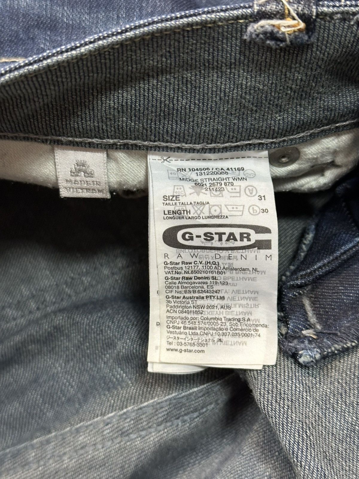 G-Star G-Star Raw Avant-Gard Jeans Size US 30 / EU 46 - 9 Thumbnail