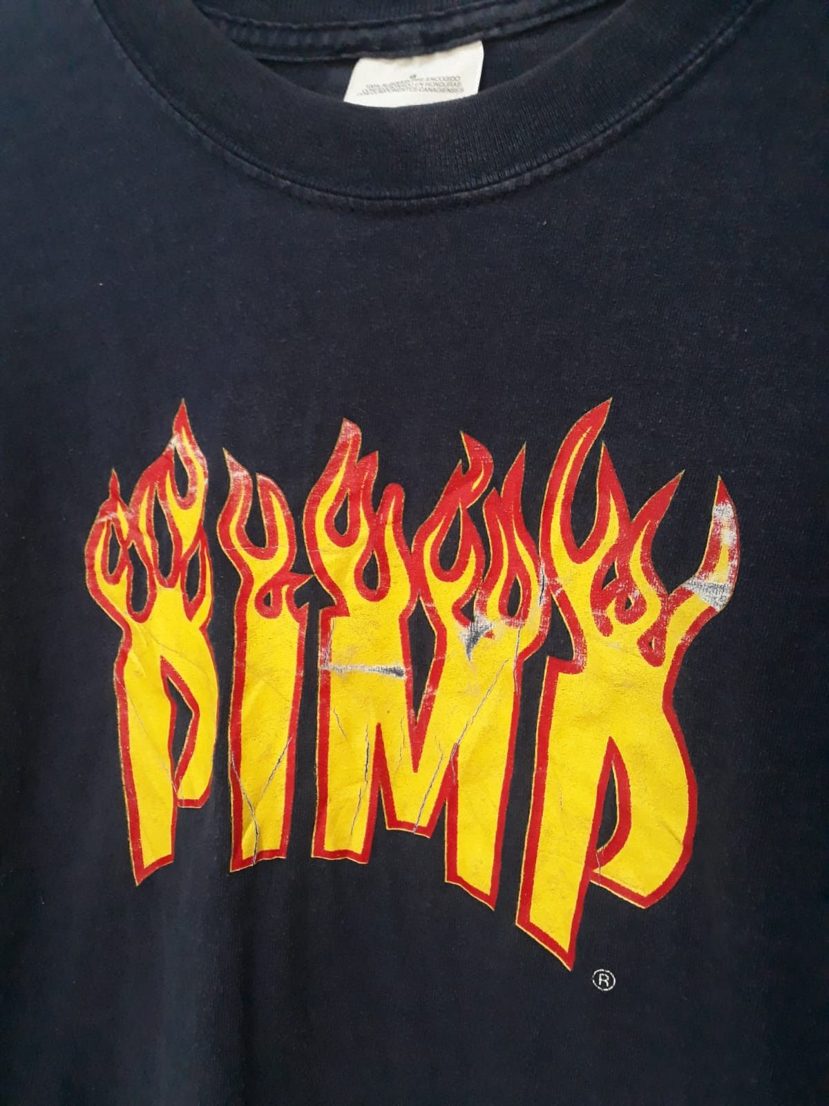 Vintage Vtg 00s PimpGear streetwear t shirt skateboard graffiti rave Size US L / EU 52-54 / 3 - 2 Thumbnail