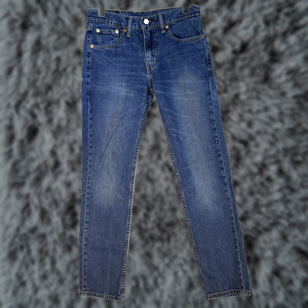 Levi's VINTAGE Levis 511 Jeans Mens 29x32 Blue Slim Fit Stretch Denim Red Tab Tapered Zip Fly Size US 29 - 1 Thumbnail