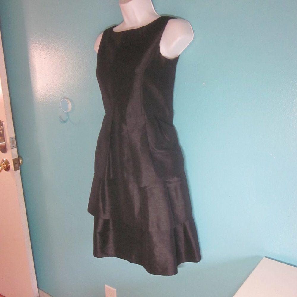 Samantha Sung Alfred Sung Black Tiered Party Dress Size 2 Size XS / US 0-2 / IT 36-38 - 6 Thumbnail