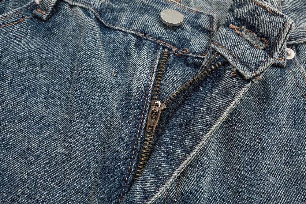 Japanese Brand Street hippie washed retro flared jeans for men Size US 32 / EU 48 - 4 Thumbnail