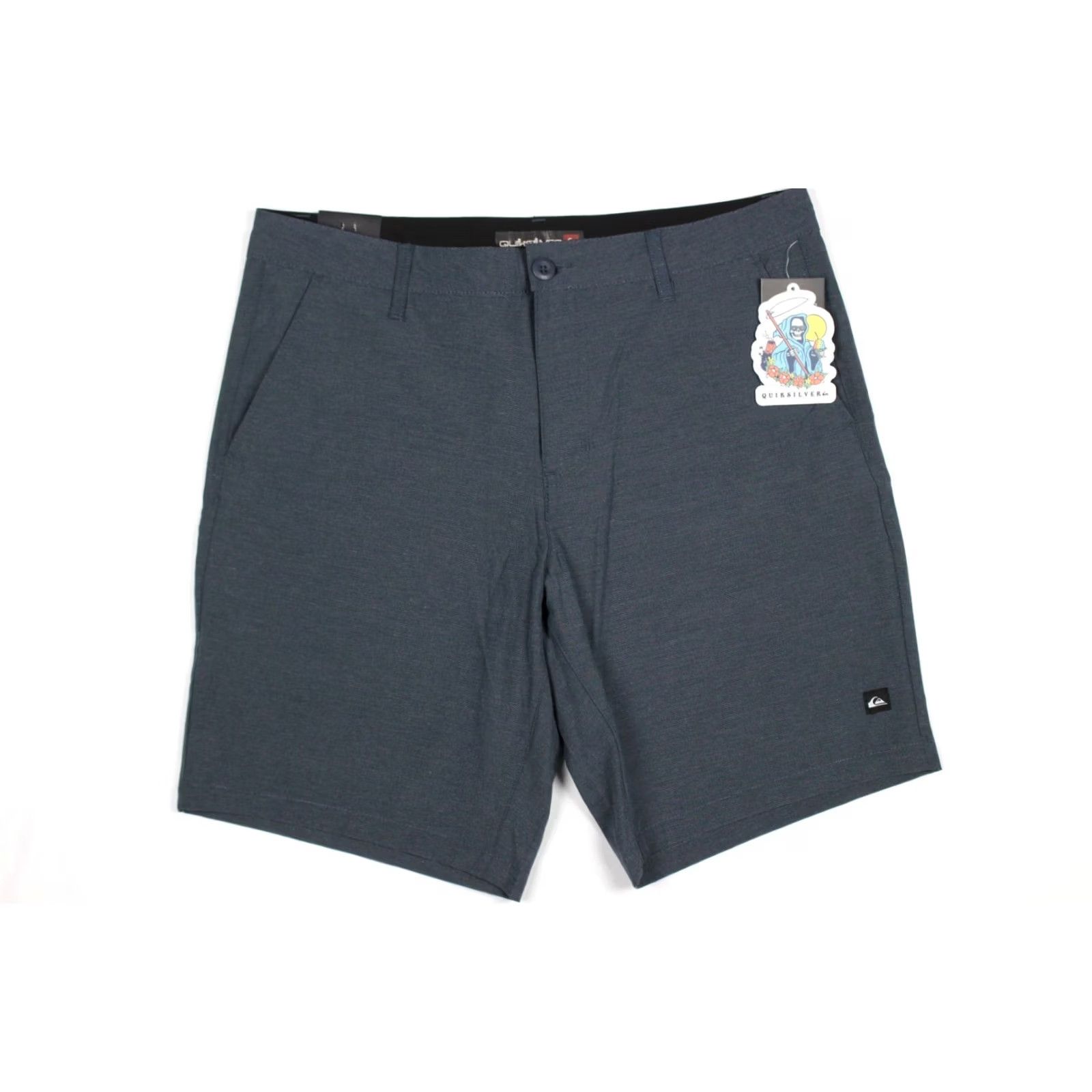 Quiksilver Quiksilver Men's 8.5" Hybrid Chino Shorts Size 32 Steel Gray Blue Size US 32 / EU 48 - 5 Thumbnail