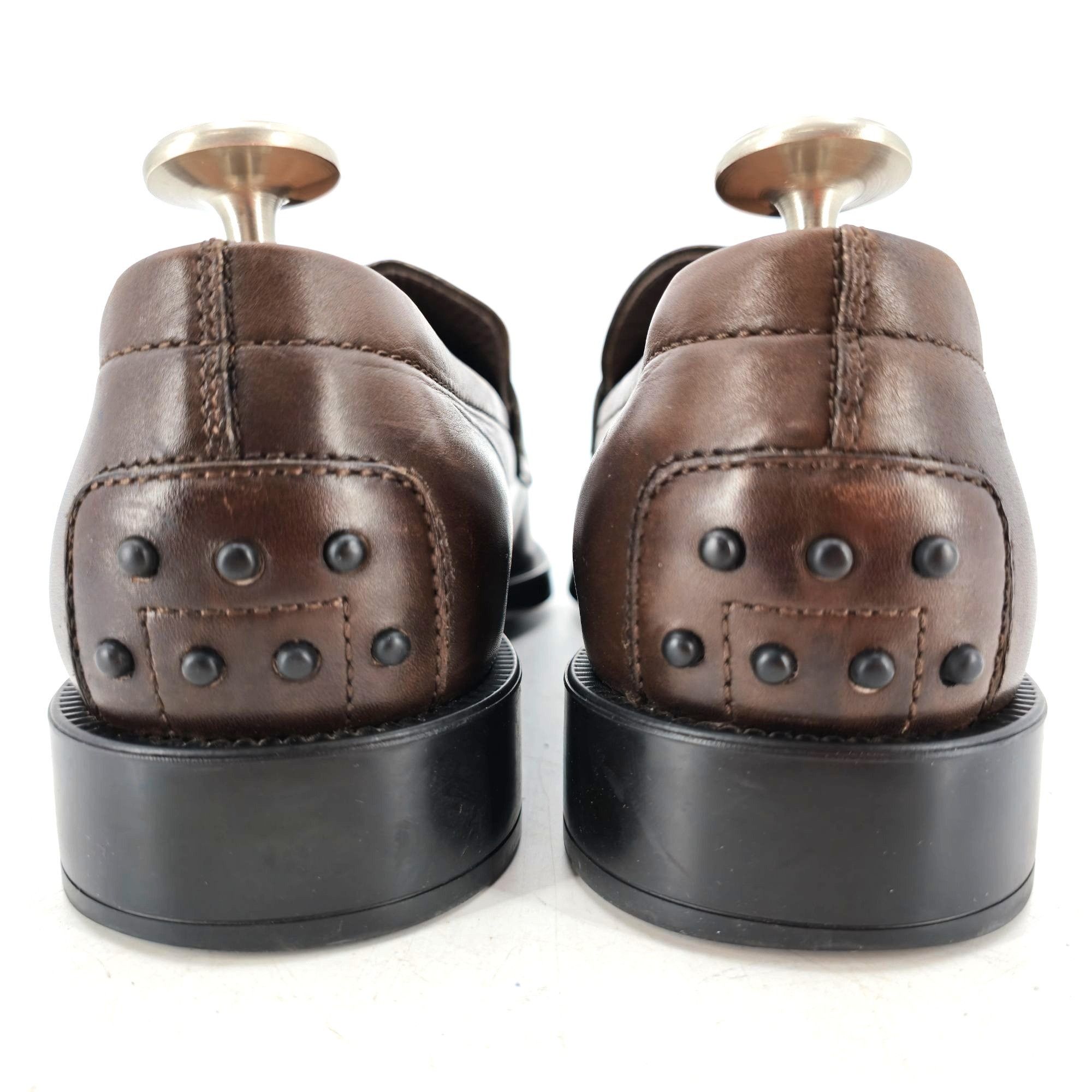 Tod's Tod's Italy Brown Leather Penny Loafers Mens 9 Dress Shoes Size US 9 / EU 42 - 2 Thumbnail