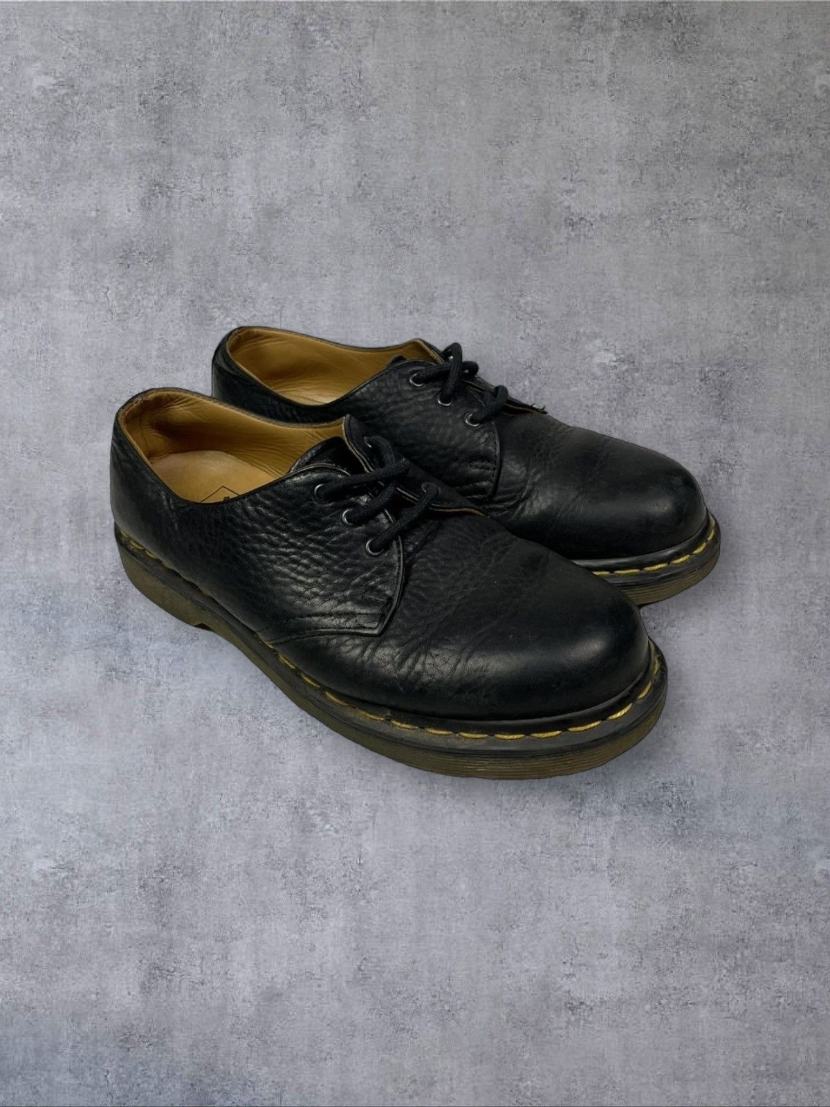 image of Dr Martens Oxford Leather Shoes in Black, Women's (Size 7)