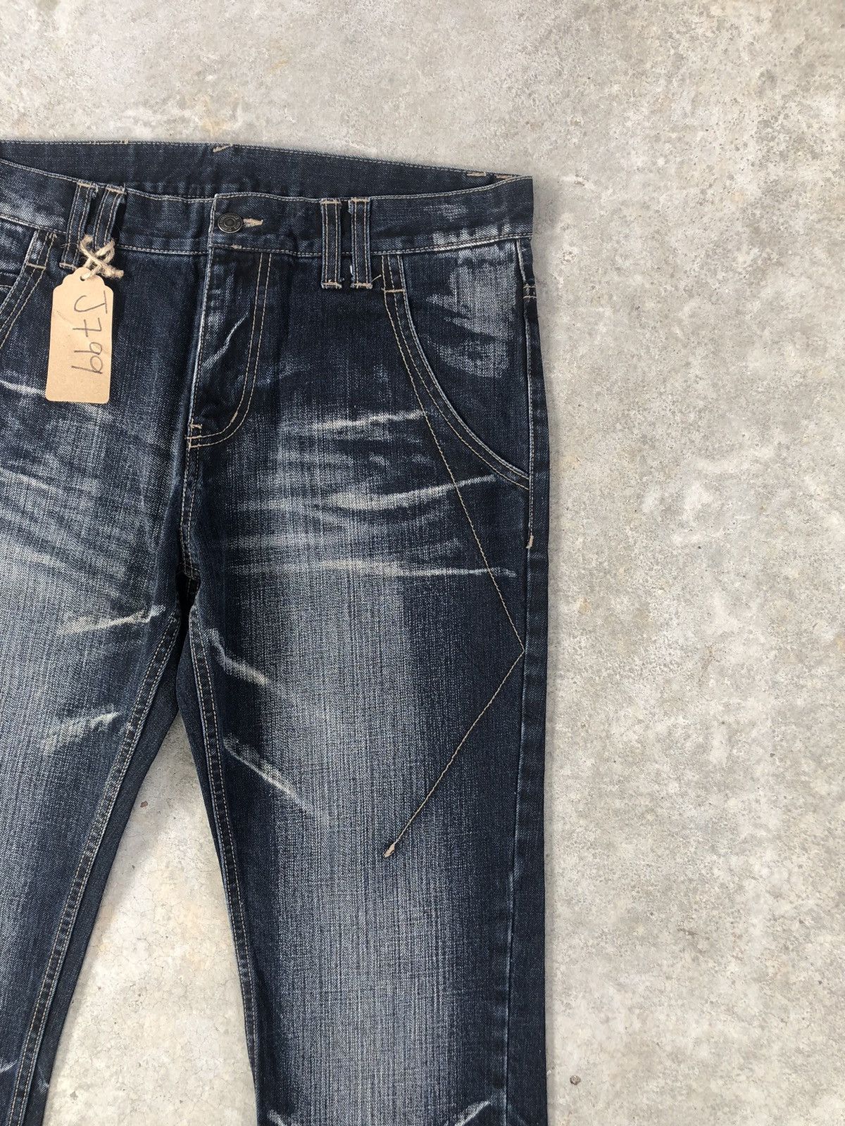 PPFM PPFM Distressed Jeans Size US 33 - 5 Thumbnail