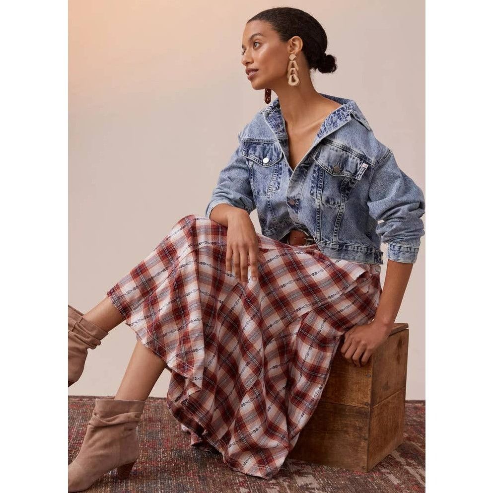 Anthropologie New Anthropologie AG The Mirah Denim Jacket $245 SMALL Size S / US 4 / IT 40 - 2 Thumbnail