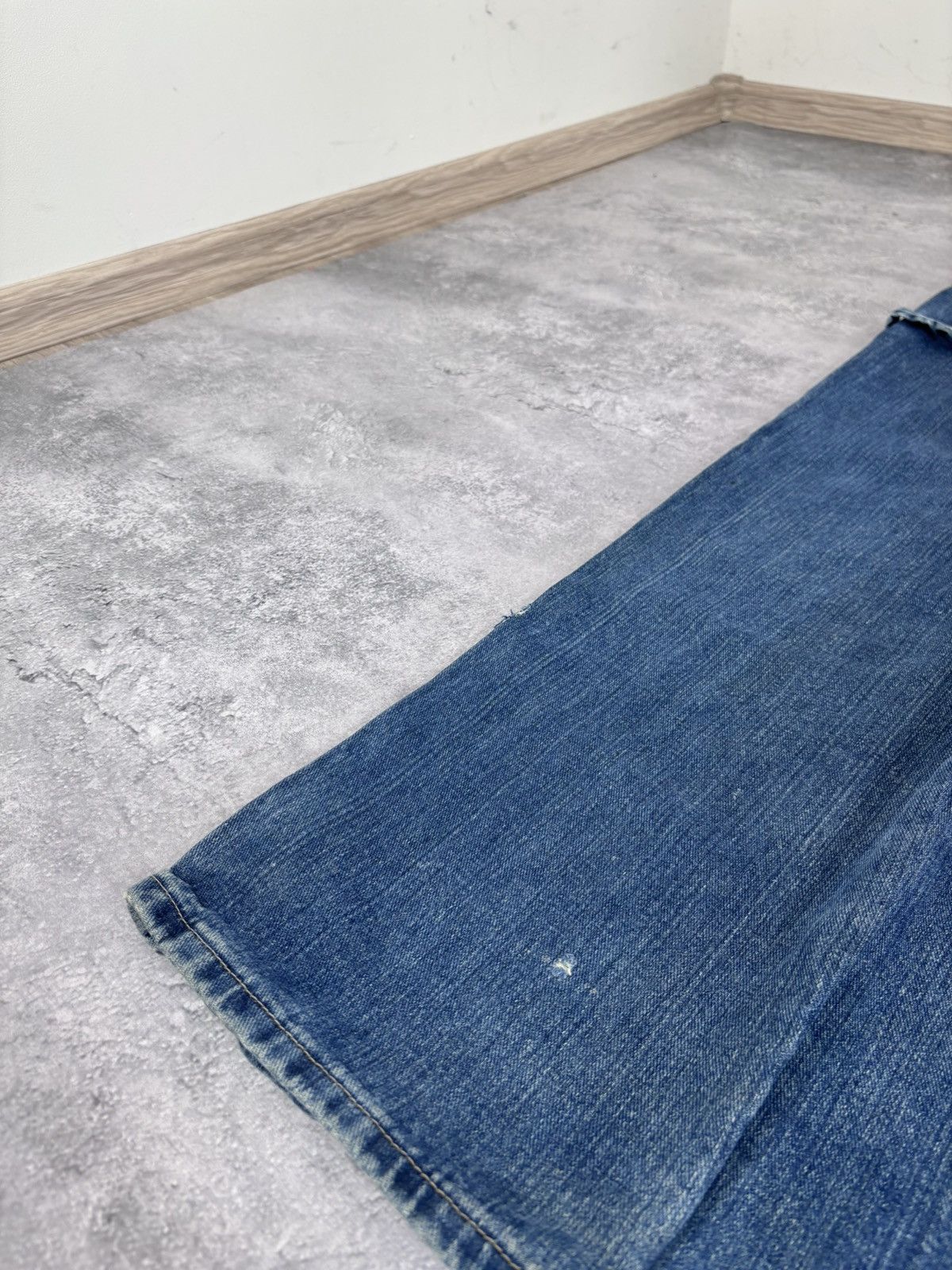Dickies Dickies Men’s Denim Jeans Blue Distressed USA Workwear Size US 36 / EU 52 - 4 Thumbnail