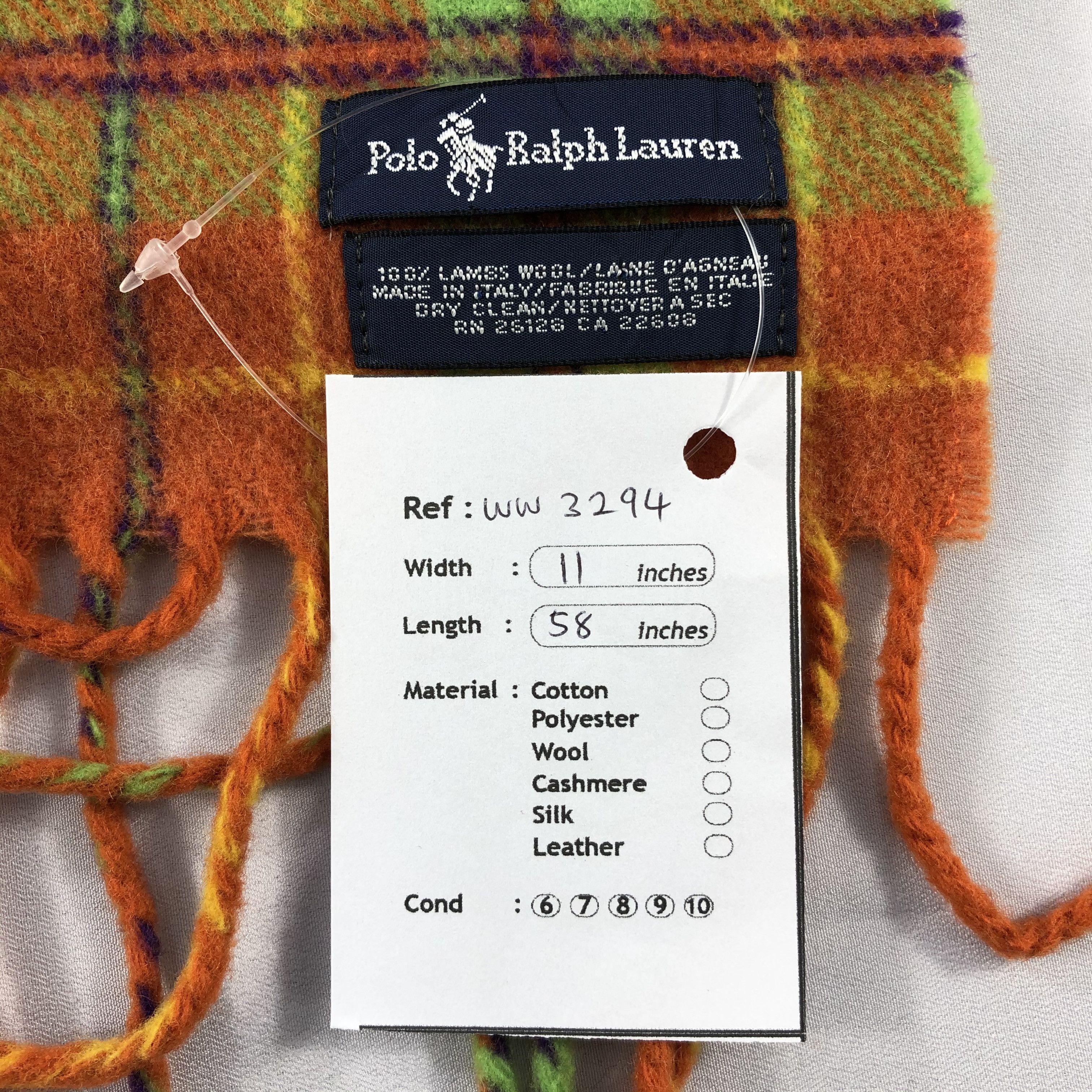 Polo Ralph Lauren Vintage Polo Ralph Lauren Scarf - WW3294 Size ONE SIZE - 5 Thumbnail