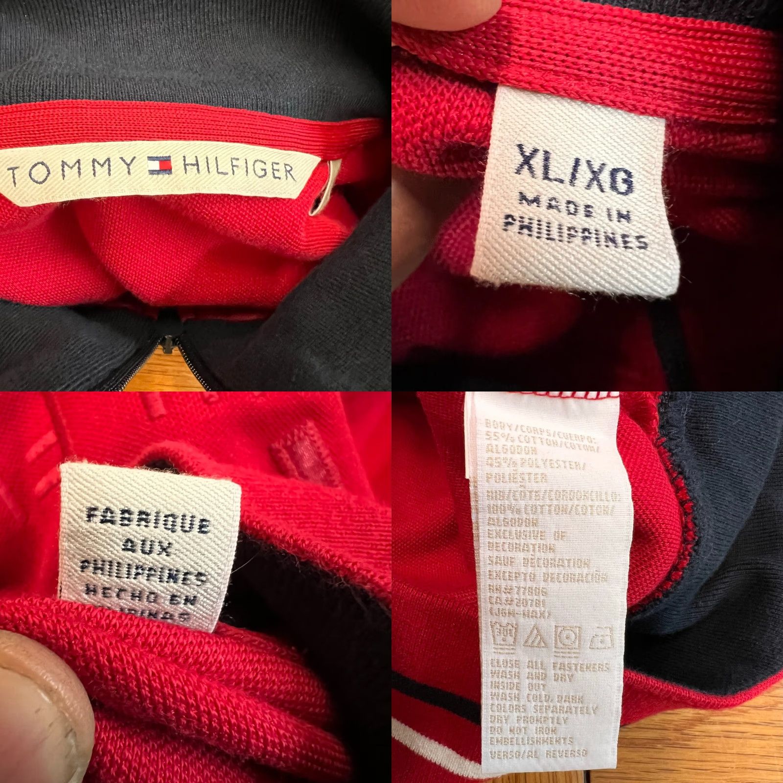 Tommy Hilfiger Tommy Hilfiger Softshell Jacket Mens XL Red BIG Embroidered Casual Size US XL / EU 56 / 4 - 8 Thumbnail