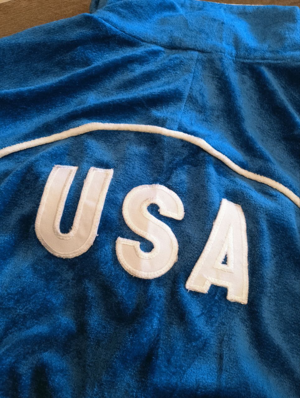Levi's Vintage Clothing VINTAGE 80S LEVI'S USA OLYMPIC VELOUR JACKET Size US L / EU 52-54 / 3 - 3 Thumbnail
