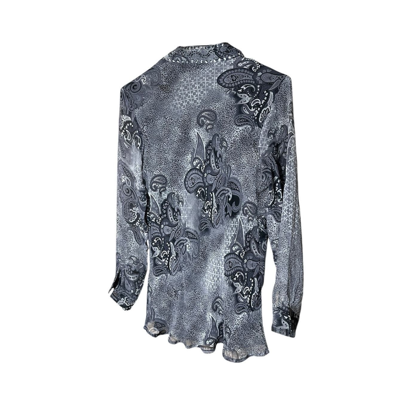 Other Vintage New York City Design Co Silk Paisley Long Sleeve Blo Size S / US 4 / IT 40 - 8 Thumbnail