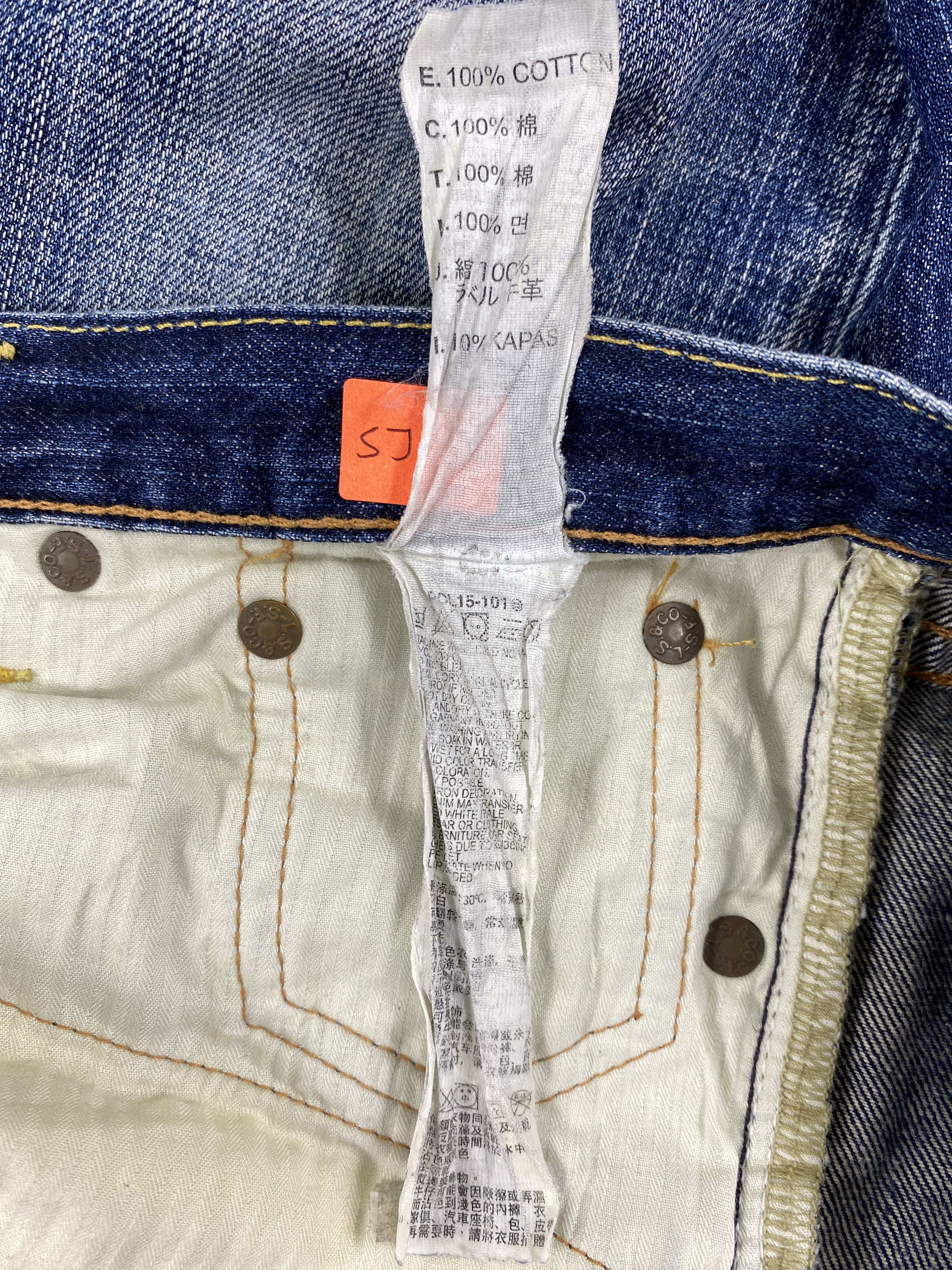 Levi's Distressed Blue Levi's Jeans 30x29 Denim -SJ070 Size US 30 / EU 46 - 9 Thumbnail