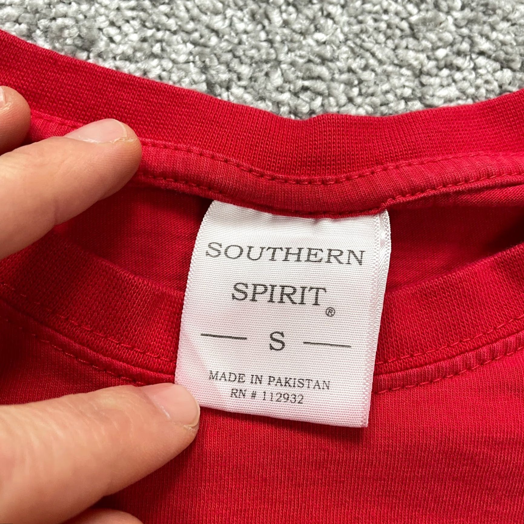 ESPIRIT VINTAGE? Ocean Spirit Shirt Womens Small Red Ocean Patrol Coastal Lifestyle Top Size S / US 4 / IT 40 - 6 Thumbnail