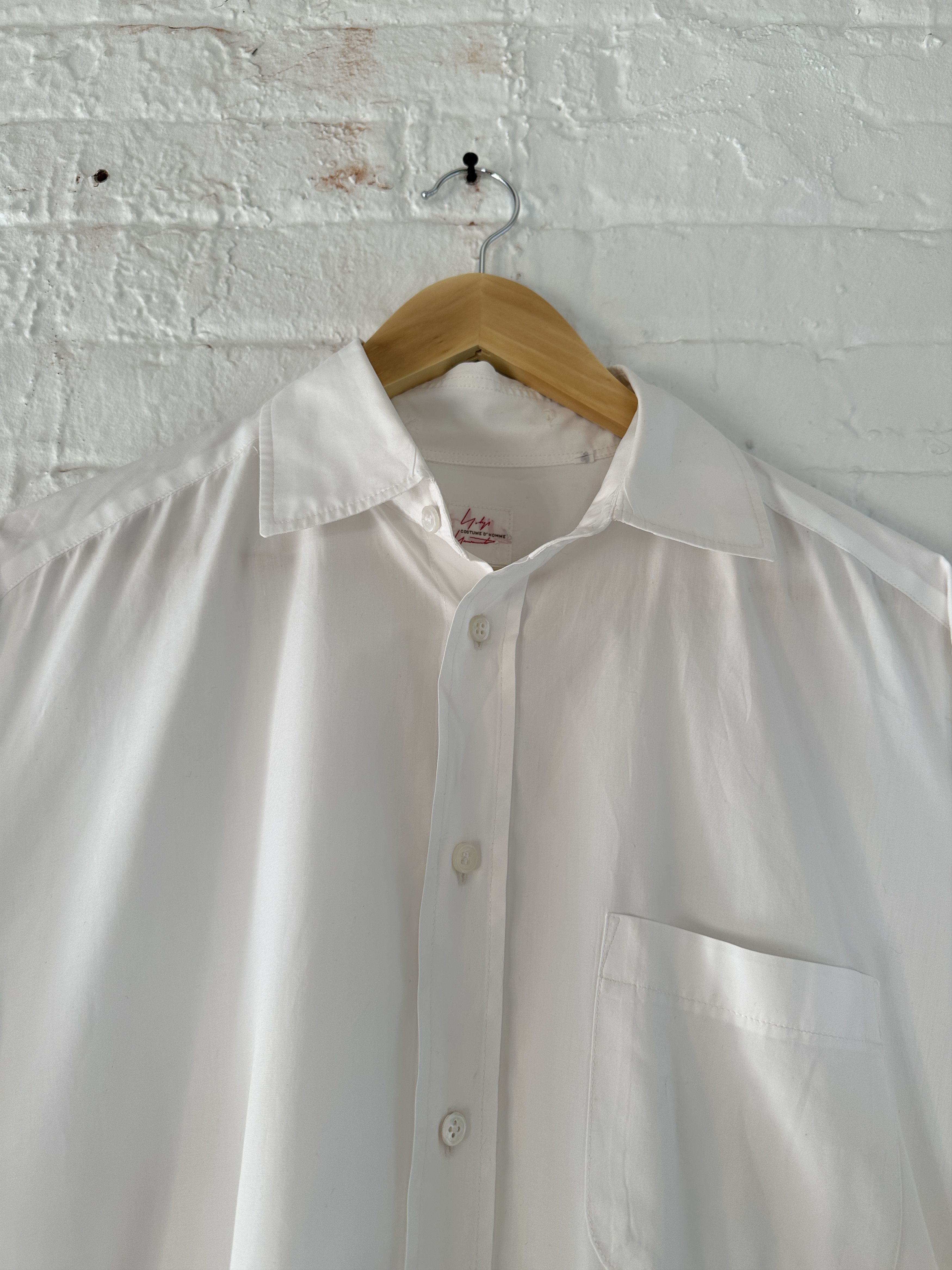 Yohji Yamamoto Yohji Yamamoto Button Up Shirt Size US XL / EU 56 / 4 - 2 Thumbnail