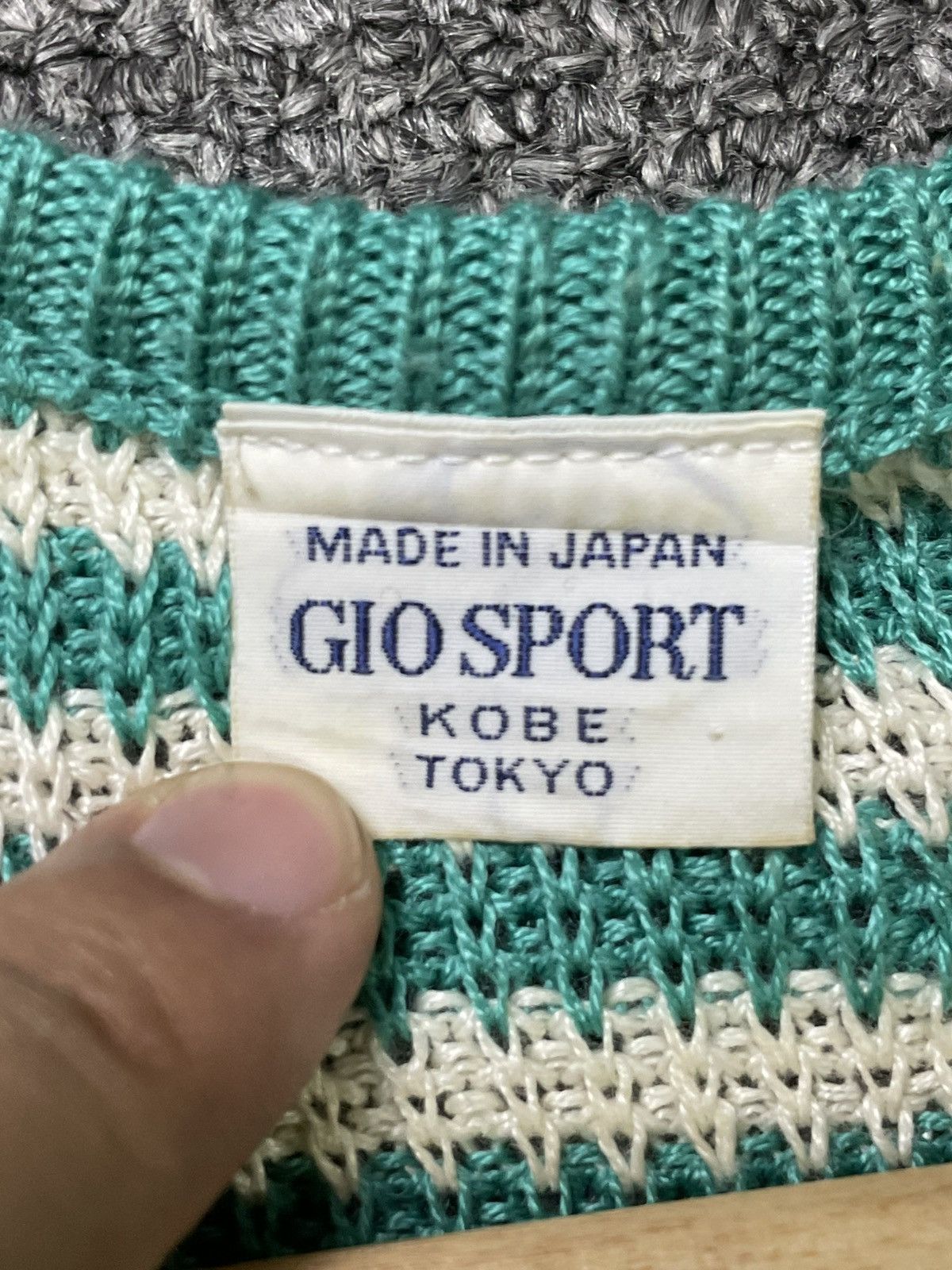 Japanese Brand × Vintage Gio Sport x Japanese Brand Knitted Tank Top(43) Size XS / US 0-2 / IT 36-38 - 6 Thumbnail