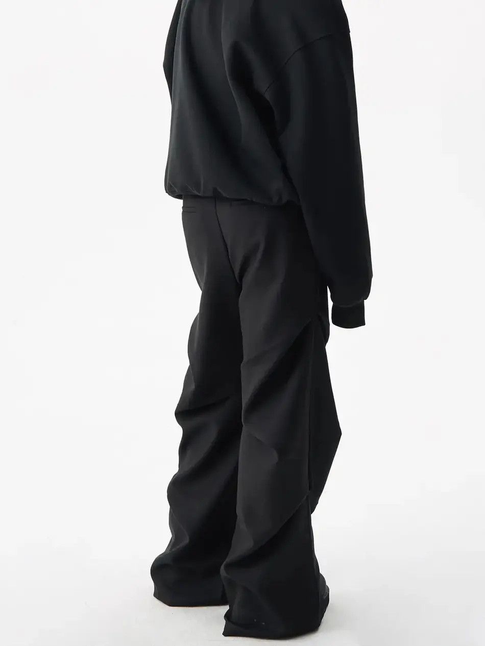 Japanese Brand × Vintage Loose drape wide leg suit casual pants Size US 30 / EU 46 - 2 Thumbnail