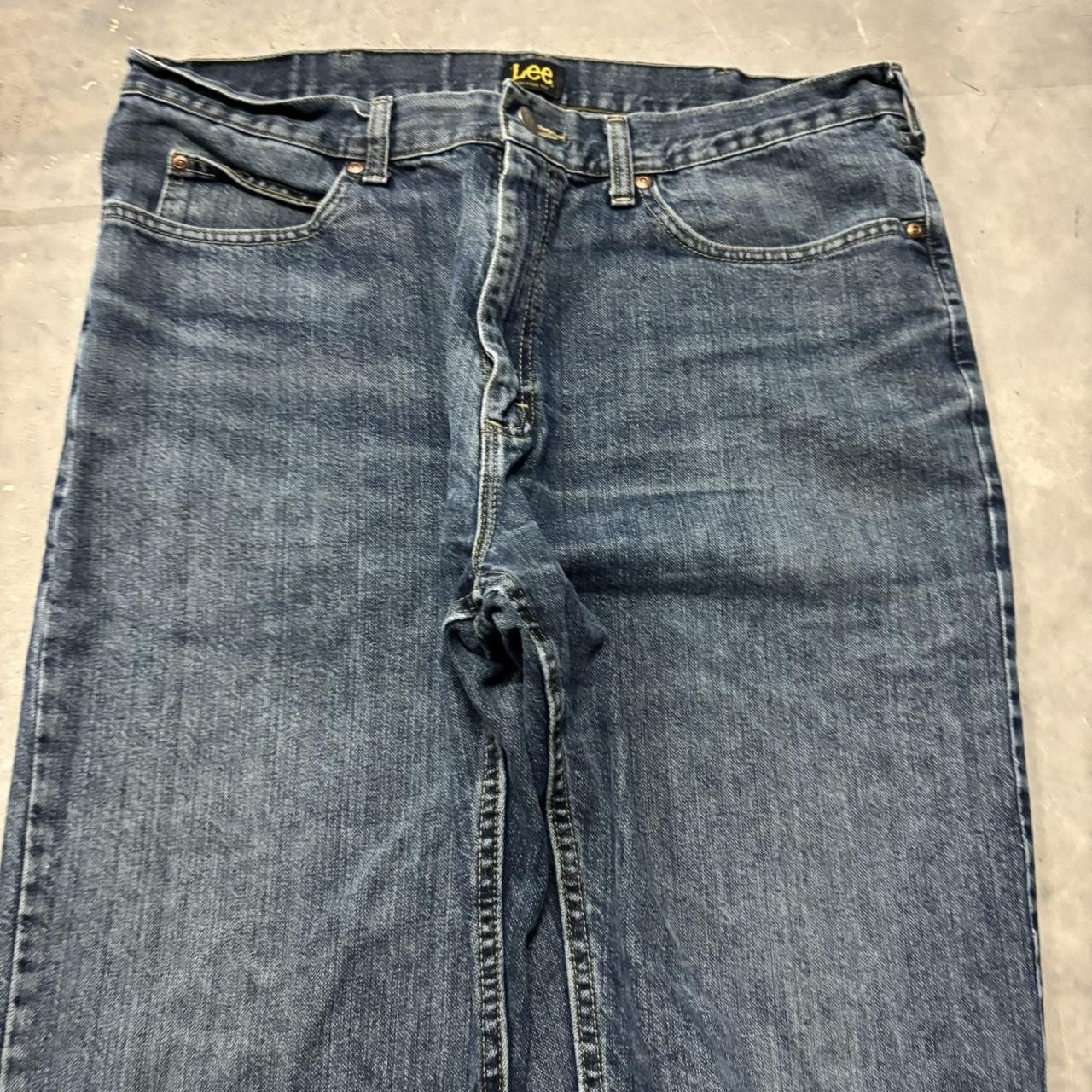 Japanese Brand × Vintage Crazy Vintage Y2K/2000s Grunge Dark Wash Essential Denim Jeans! Size US 36 / EU 52 - 5 Thumbnail